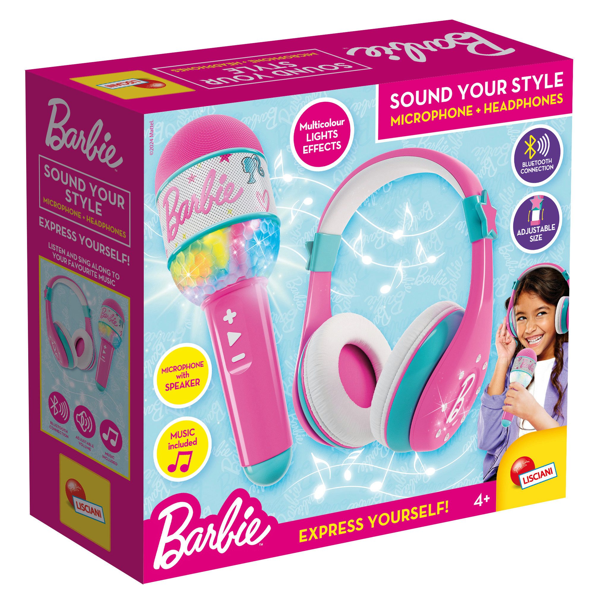 Lisciani Barbie Bluetooth Kopfhörer mit Mikrofon Kinder-Kopfhörer