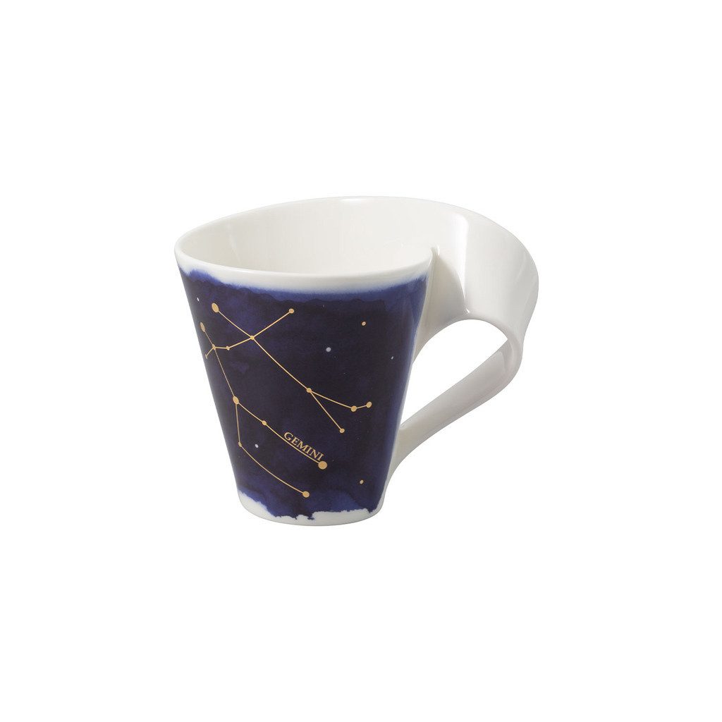 Villeroy & Boch Tasse NewWave Stars Tasse Zwilling 300 ml, 1-tlg., Porzellan