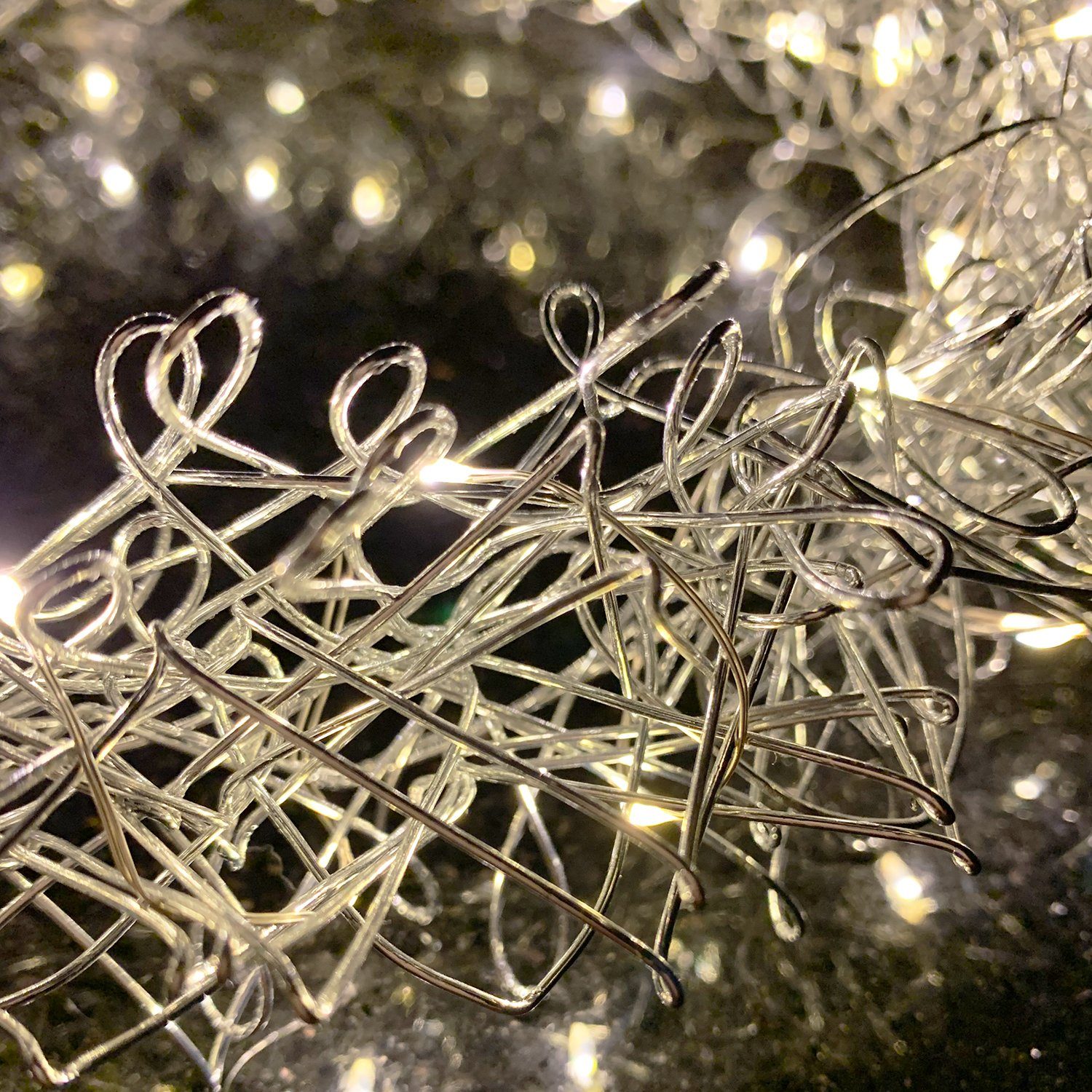 Mojawo Lichtervorhang LED Hängekranz / Tischdekoration LED Kranz Tischkranz günstig online kaufen