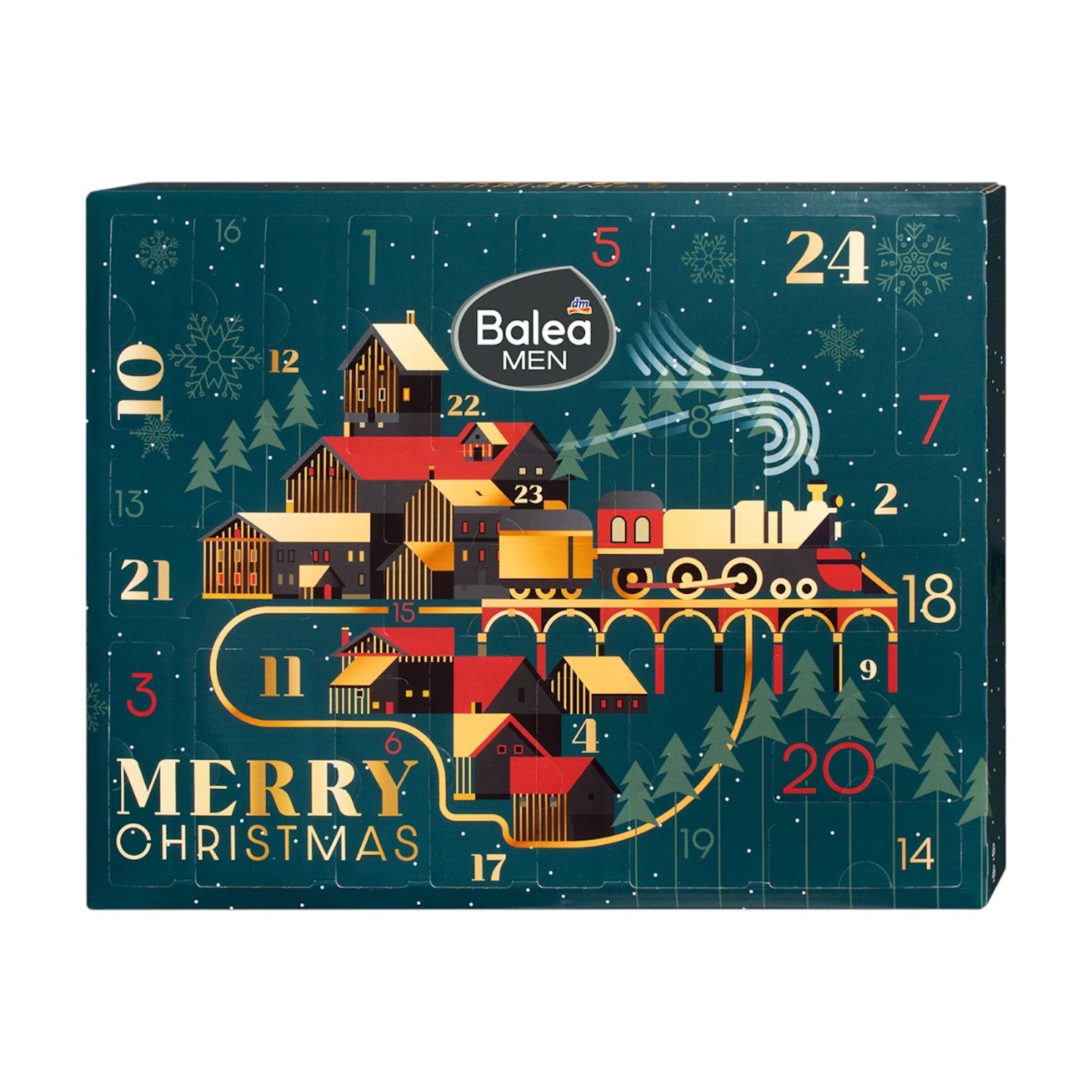Balea Men Adventskalender 2025 "Merry Christmas" mit pflegenden Überraschungen (1-tlg), Geschenk für Männer