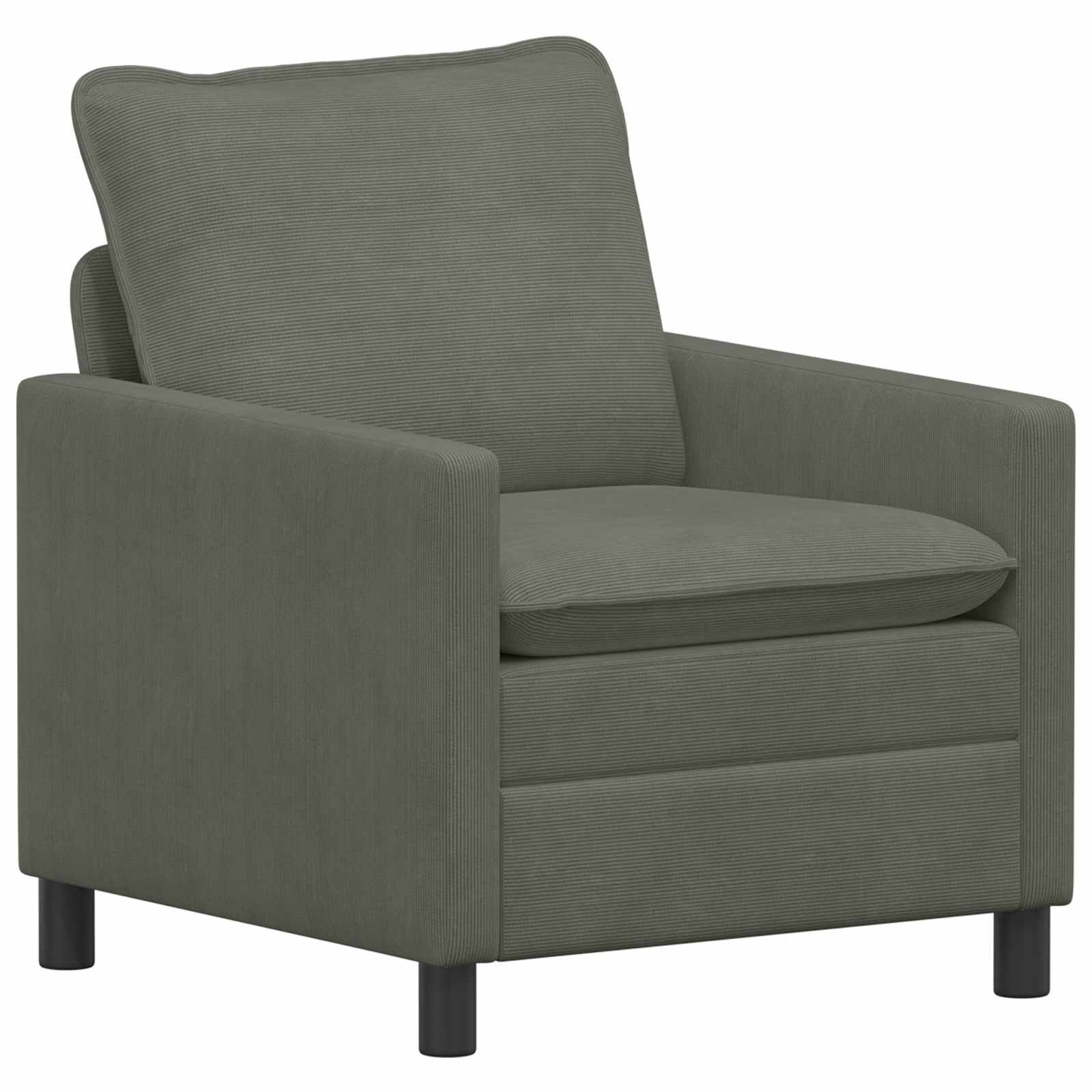 vidaXL Sofa Sofa Hellgrau 76 x 81 x 87,5 cm Stoff, 1 Teile