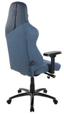 HIVAR Gaming-Stuhl SKYLAR XL OCEAN, Sitztiefenverstellung, höhenverstellbare Rückenlehne, Wippwiderstand, Synchronmechanik, TÜV geprüft, Belastbarkeit 180 kg