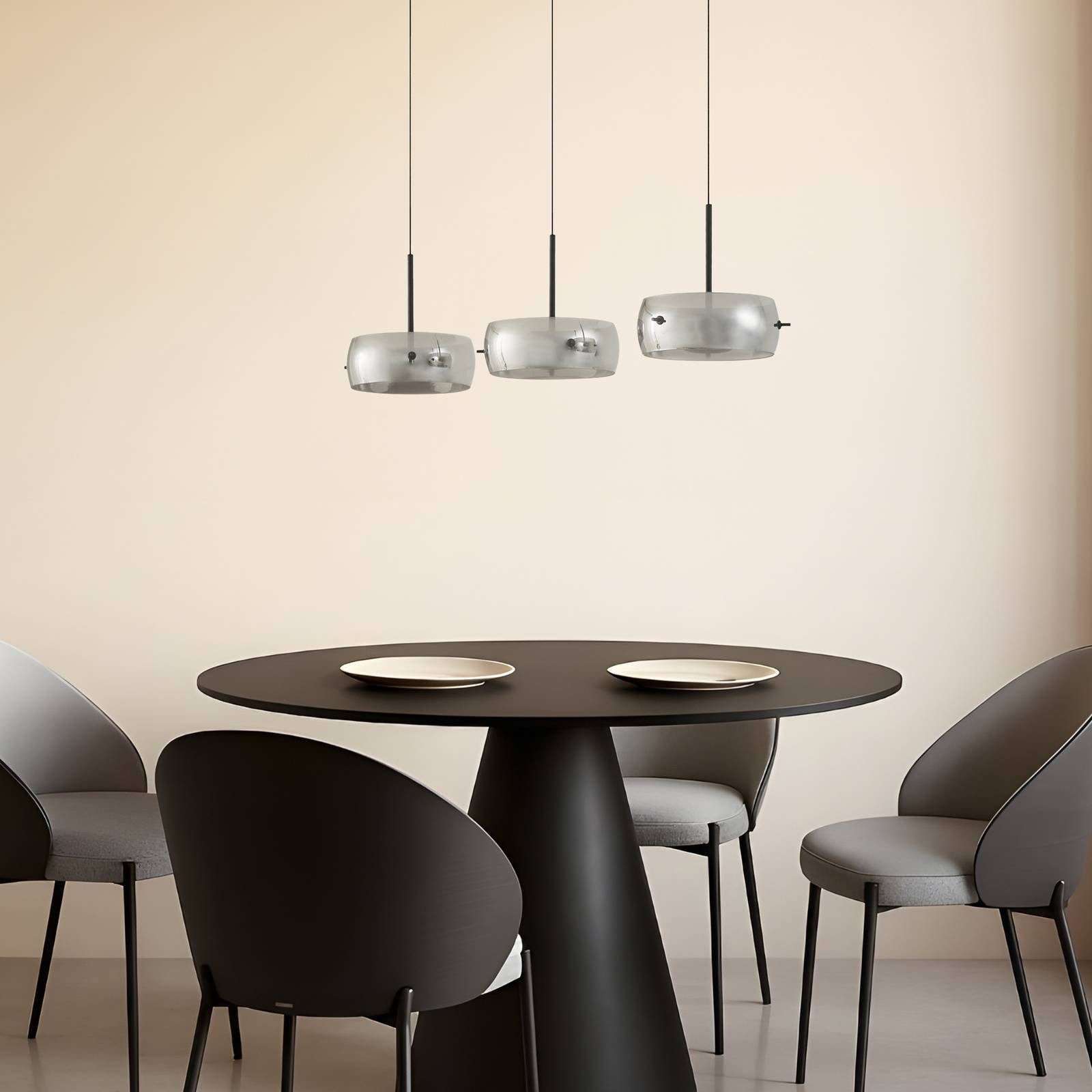 Lucande Hängeleuchte Martis, Enthalten, LED 35 W gesamt, warmweiß