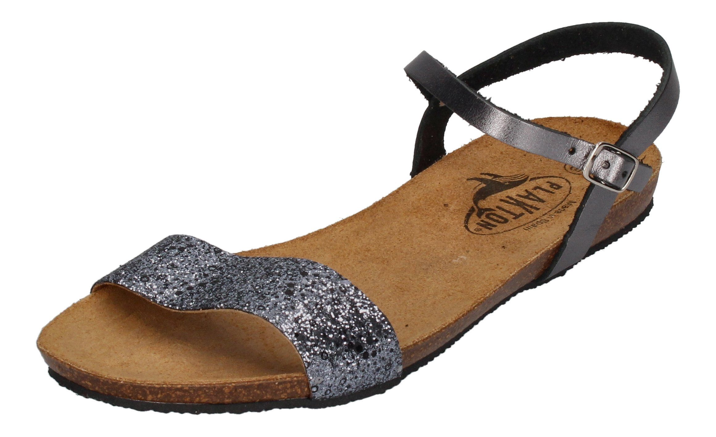 Glitter AMBO Riemchensandalette Plomo 575725 MAM Plakton