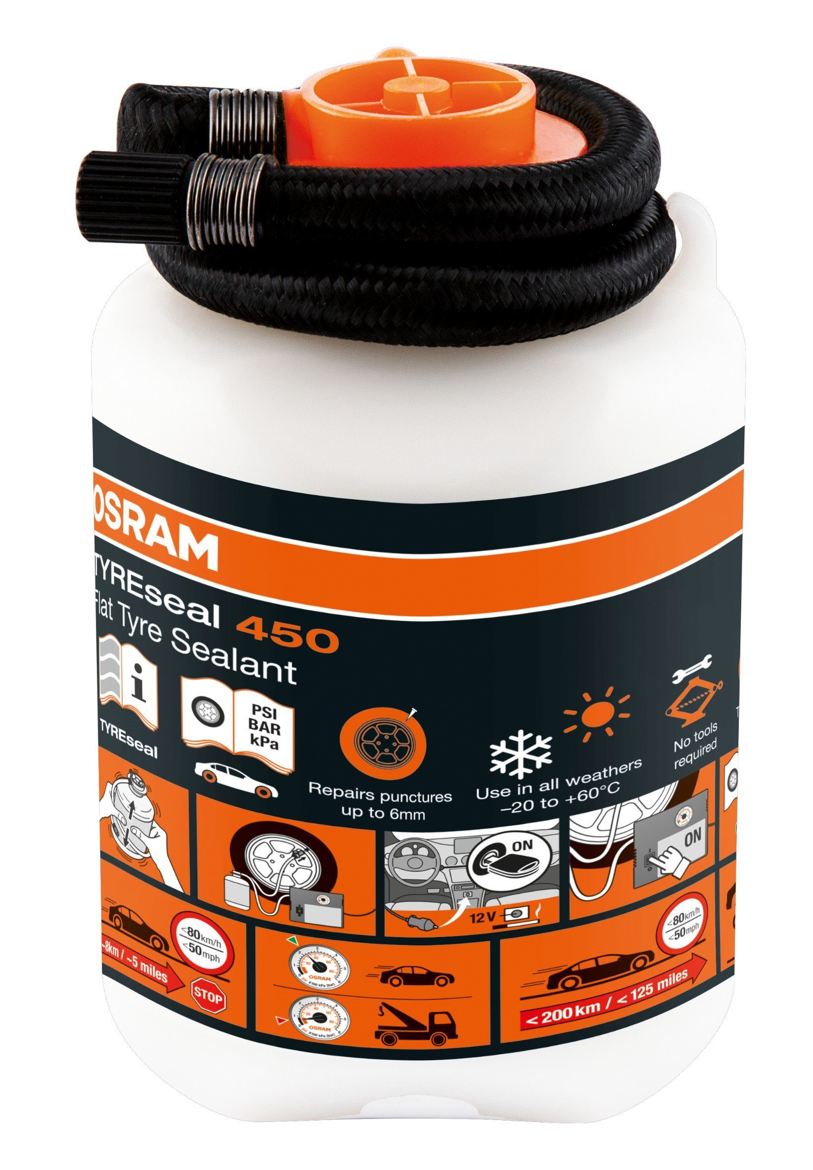 Osram Abschleppstange OSRAM TYREseal 450 Reifendichtmittel 450 ml