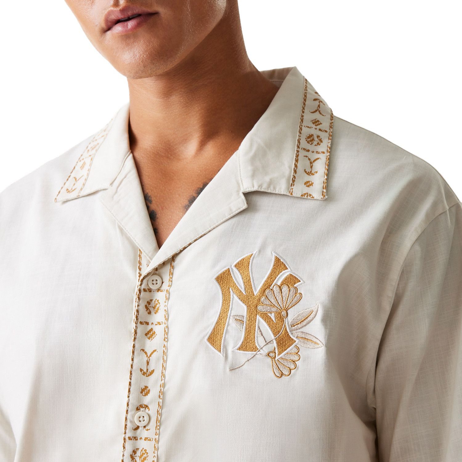New Era Print-Shirt Kurzarmhemd TAPING New York Yankees