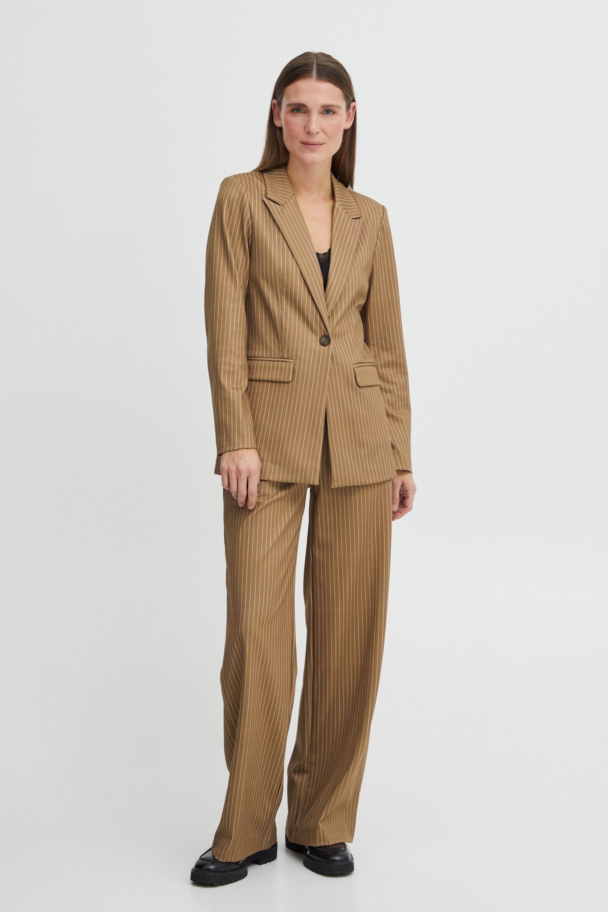 b.young Kurzblazer Rizetta (1-tlg) Plain/ohne Details