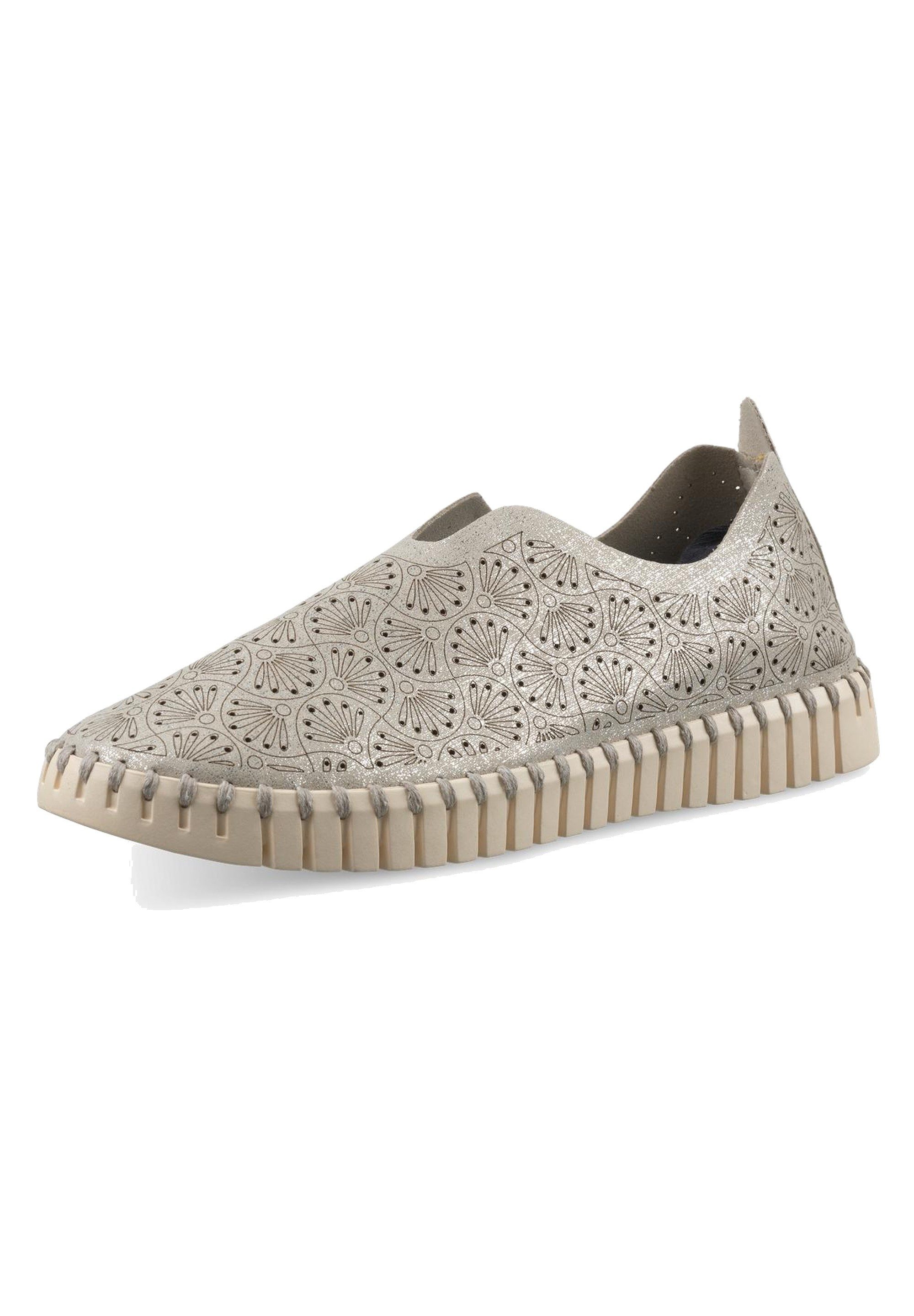 Ilse Jacobsen TULIP3484 Slipper Plateausohle, atmungsaktive Mikrofaser, hoher Tragekomfort