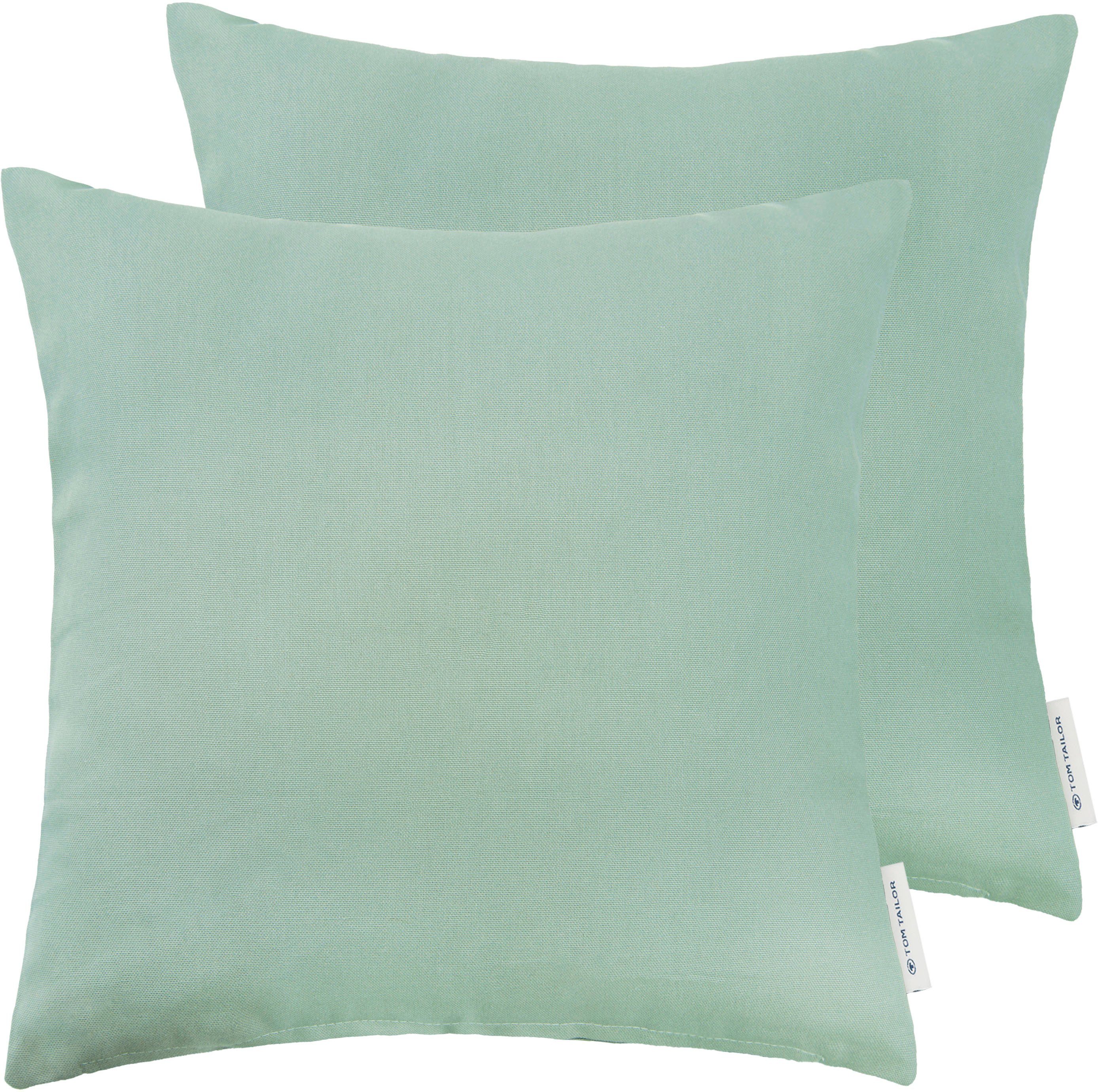 TOM TAILOR HOME Dekokissen Dove, unifarben, Kissenhüllen ohne Füllung, 2er günstig online kaufen