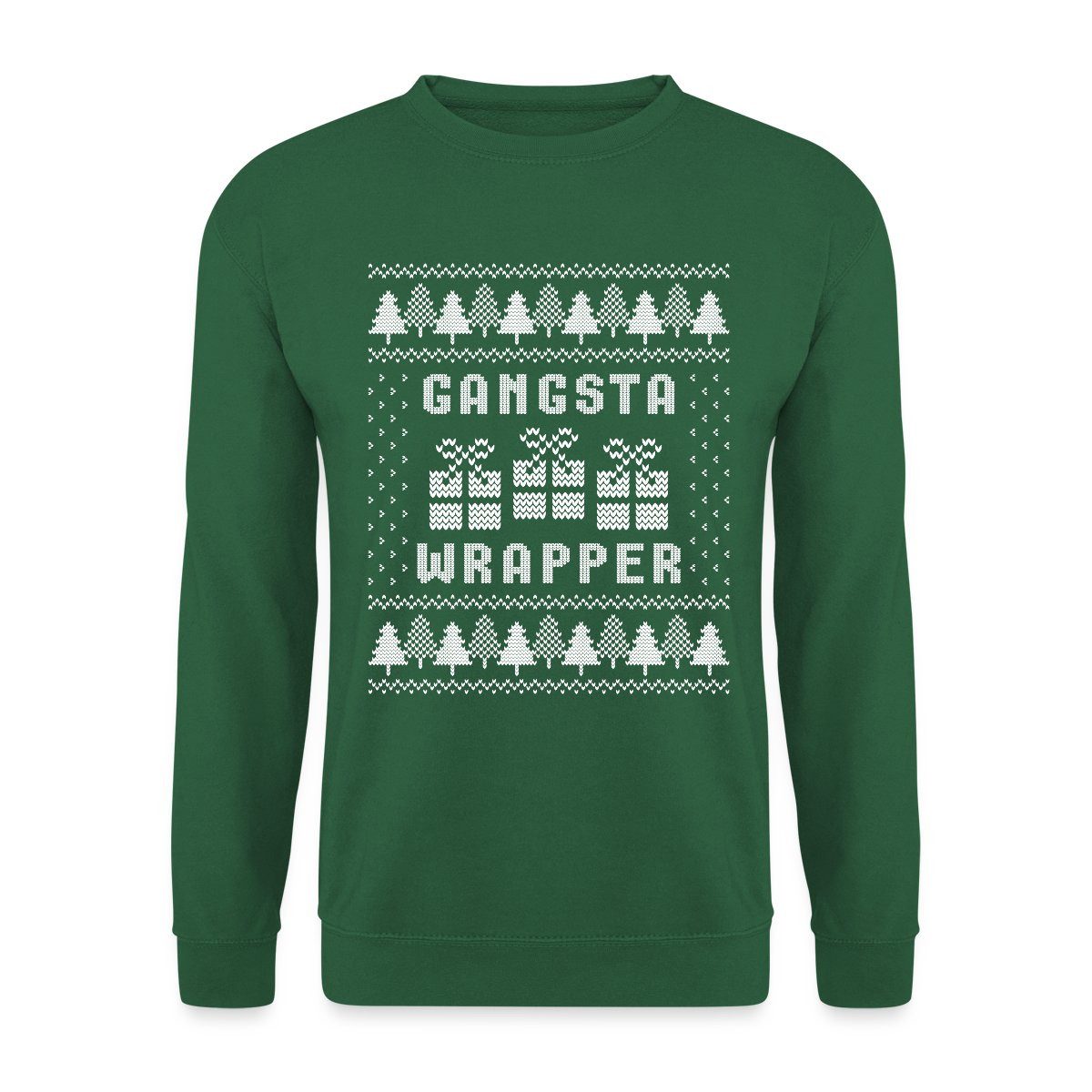 Sweatshirt Gangsta Wrapper Ugly Christmas Style Unisex Pullover