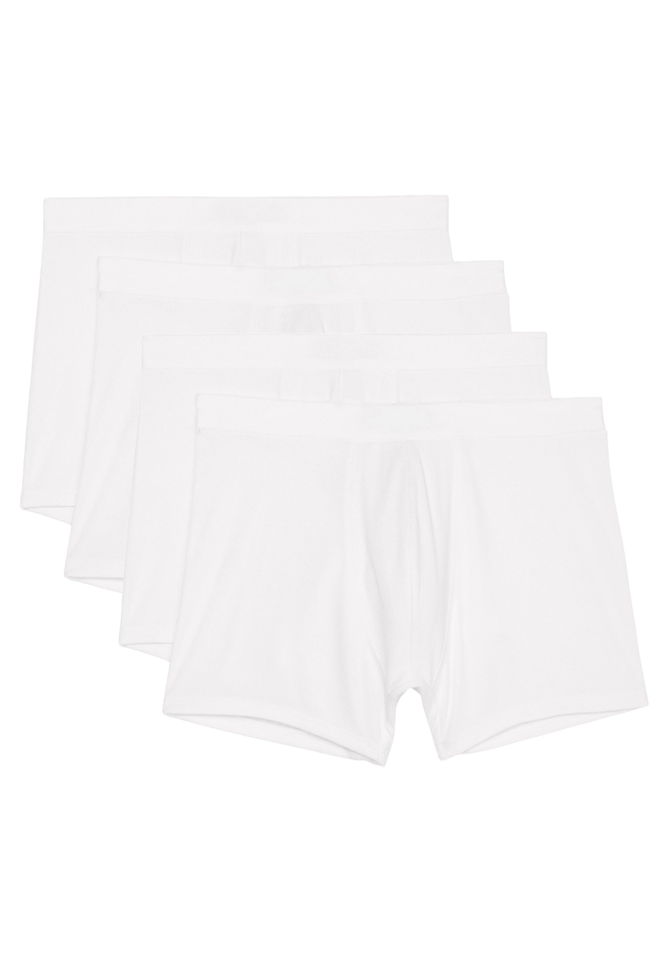 Marc O'Polo Retro Boxer 4er Pack Iconic Rib Organic Cotton (Spar-Set, 4-St) Long Short / Pant - Baumwolle - Ohne Eingriff - Weiß