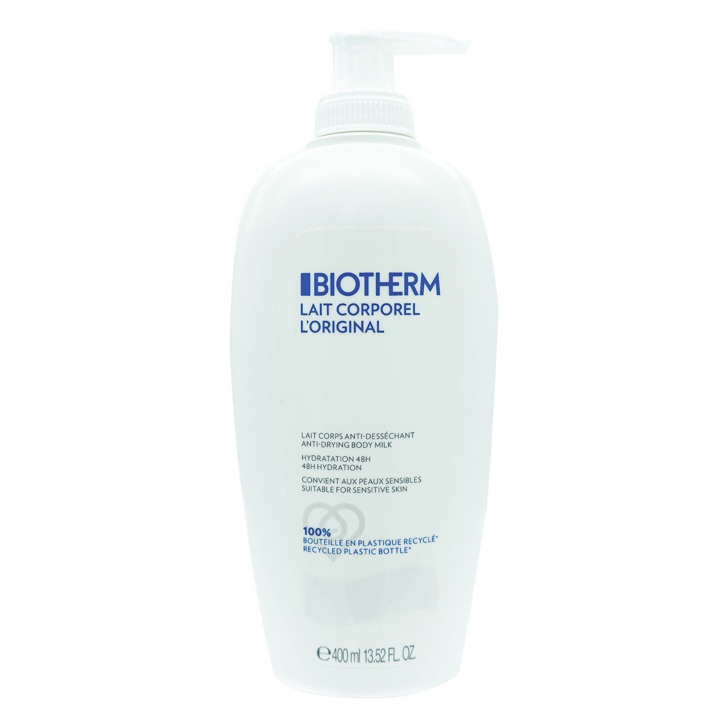 BIOTHERM Körpercreme Biotherm Lait Corporel 400 ml Packung, gegen trockene Haut