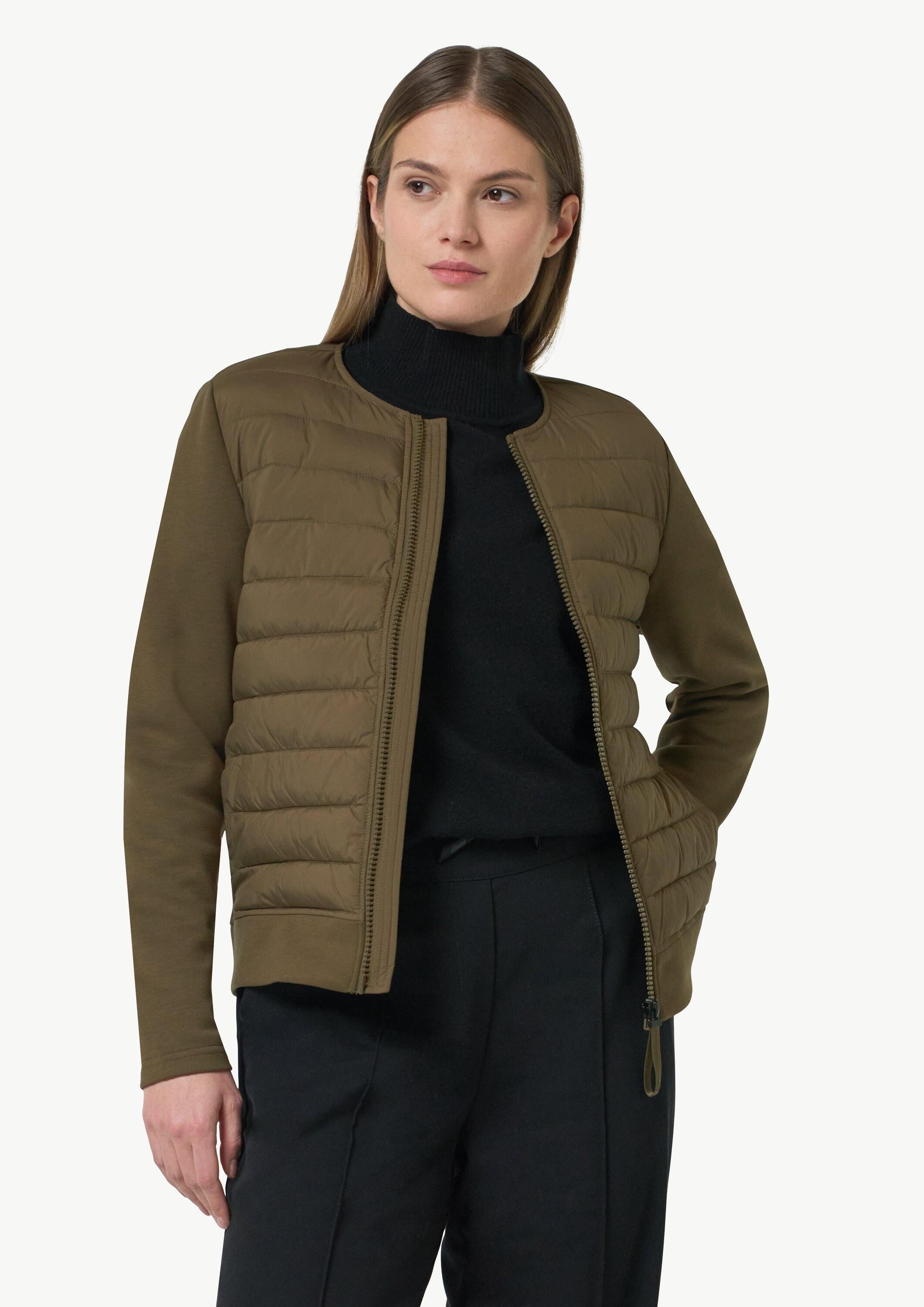 comma Funktionsjacke Indoor-Jacke Gesteppte Jacke im Fabricmix