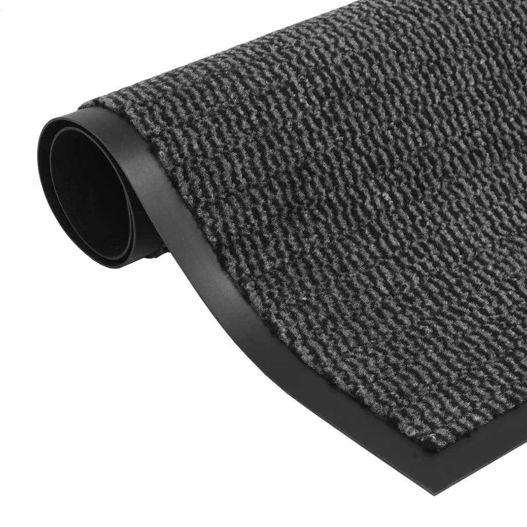 vidaXL Fußmatte 60 x 90 cm Schmutzfangmatte Rechteckig Getuftet 60x90 cm Anthrazit, Rechteck, Höhe: 90 mm