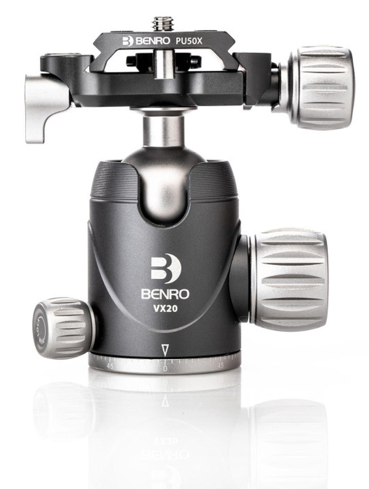 Benro VX20 Ballhead PU50X Plate Stativhalterung