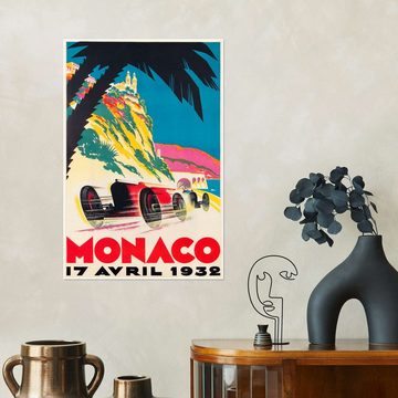 Posterlounge Poster Vintage Travel Collection, Monaco 1932 (Französisch), Vintage Illustration