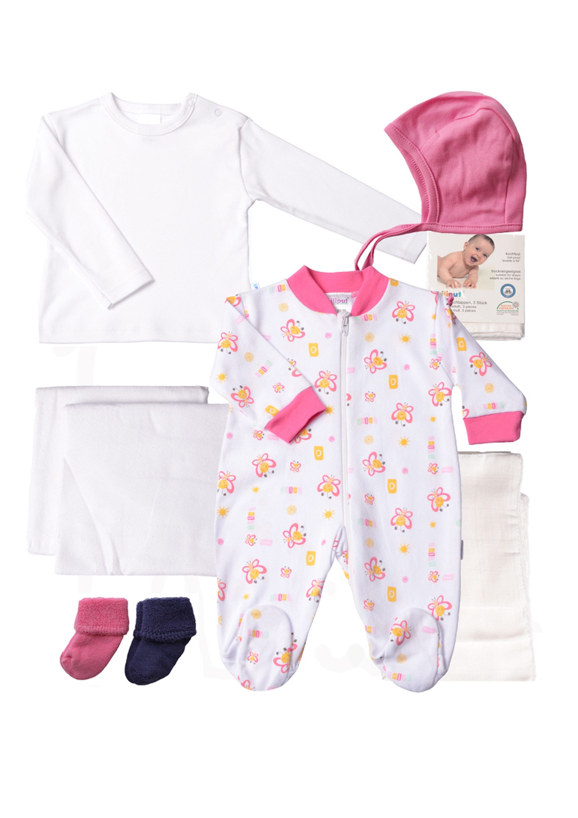 Liliput Erstausstattungspaket Set Schmetterling (13-tlg) mit niedlichem Print