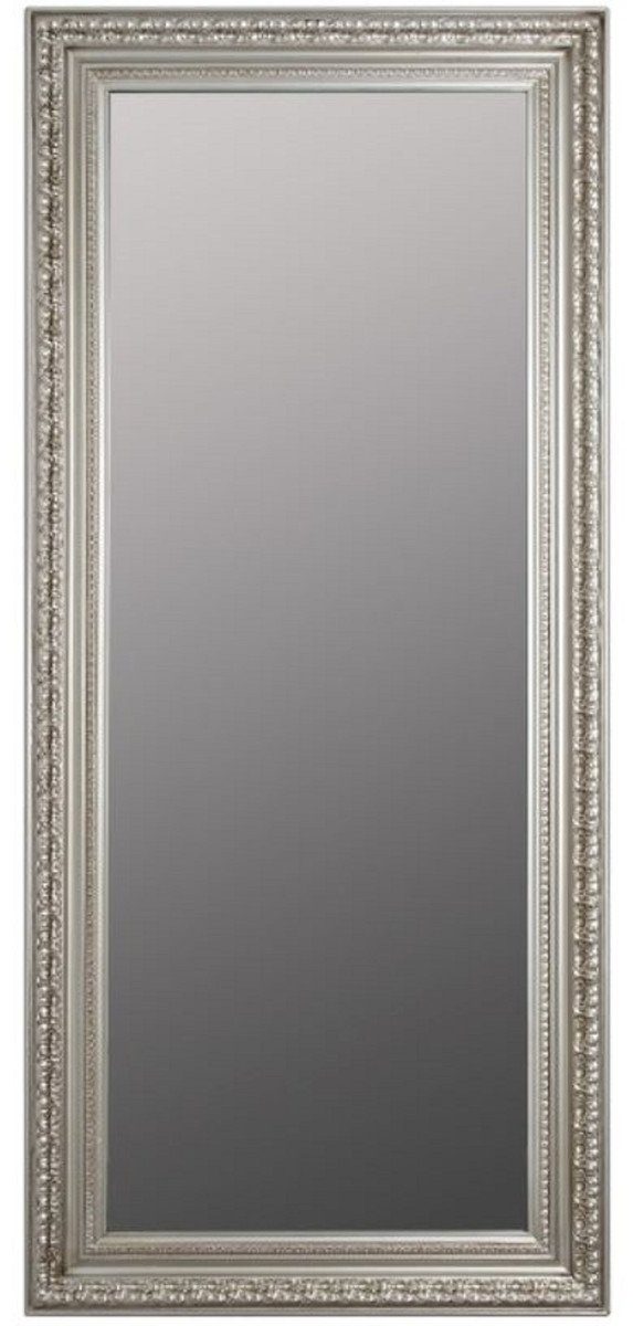 Wandspiegel Barockspiegel - im Handgefertigter Silber Barockstil x H. Casa 162 72 Padrino Barock Spiegel cm