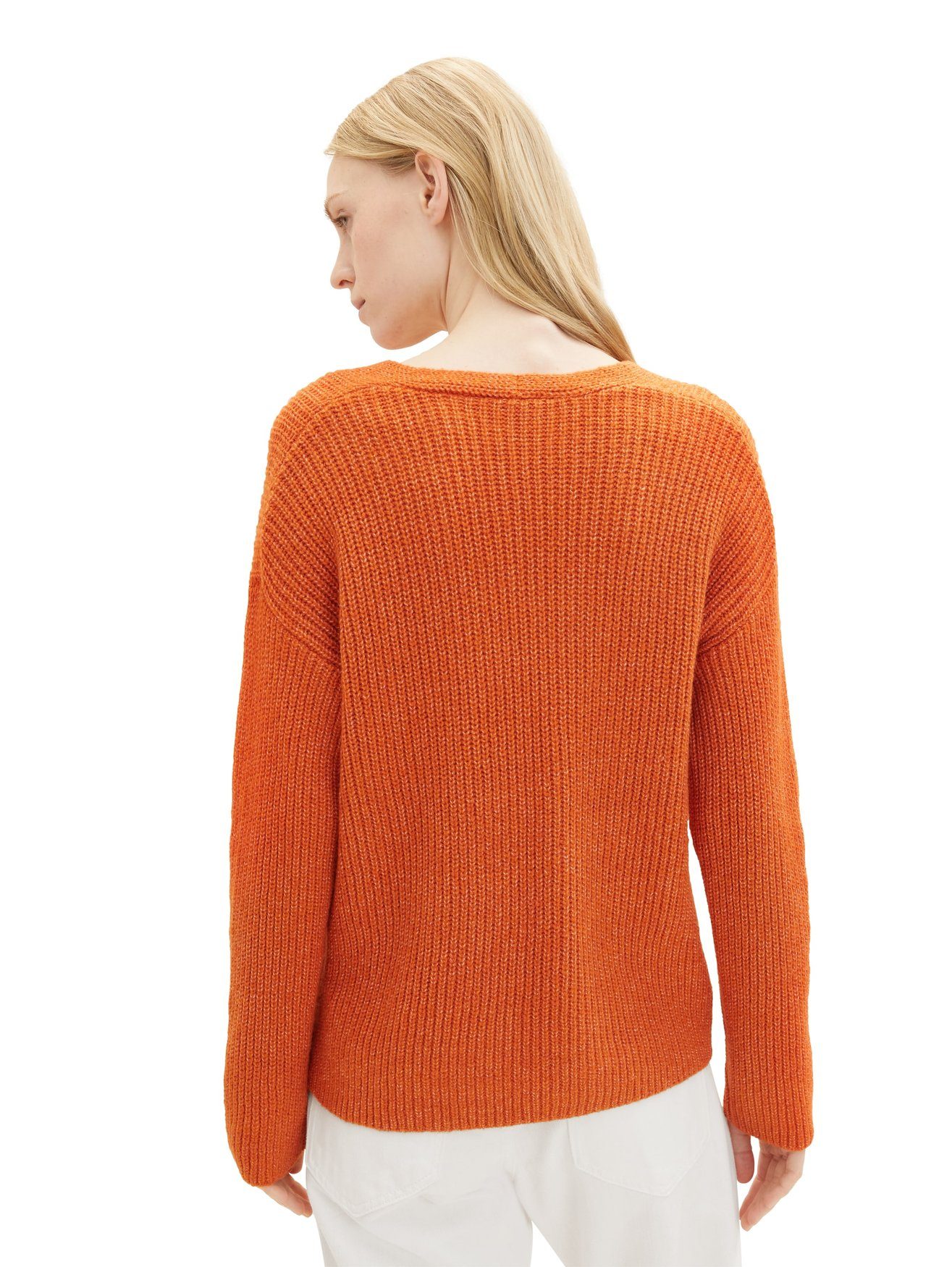 TOM TAILOR Strickpullover Strickpullover Ripp Knit günstig online kaufen