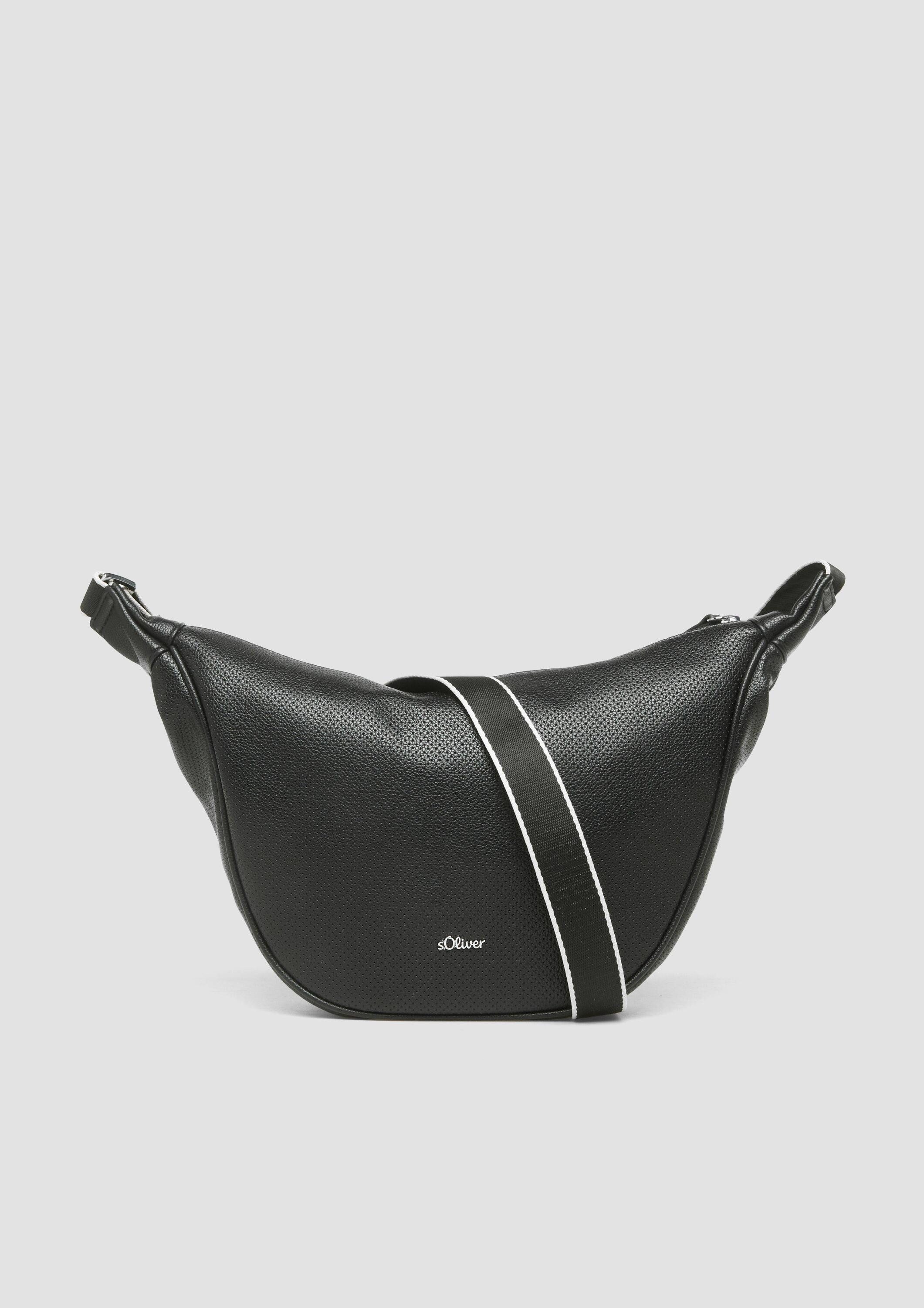 s.Oliver Umhängetasche Tasche, Schulter-Tasche mit Lochmuster und Logo-Deta günstig online kaufen