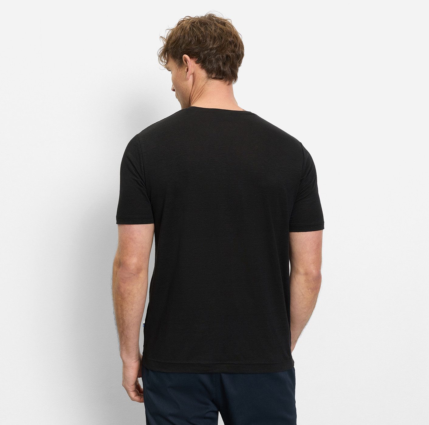 OLYMP Rundhalsshirt aus Leinen günstig online kaufen