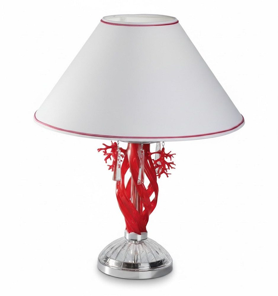 JVmoebel Nachttischlampe Moderne Tischleuchte aus Metall in elegantem Schwarz, Warmweiß, Made in Europa