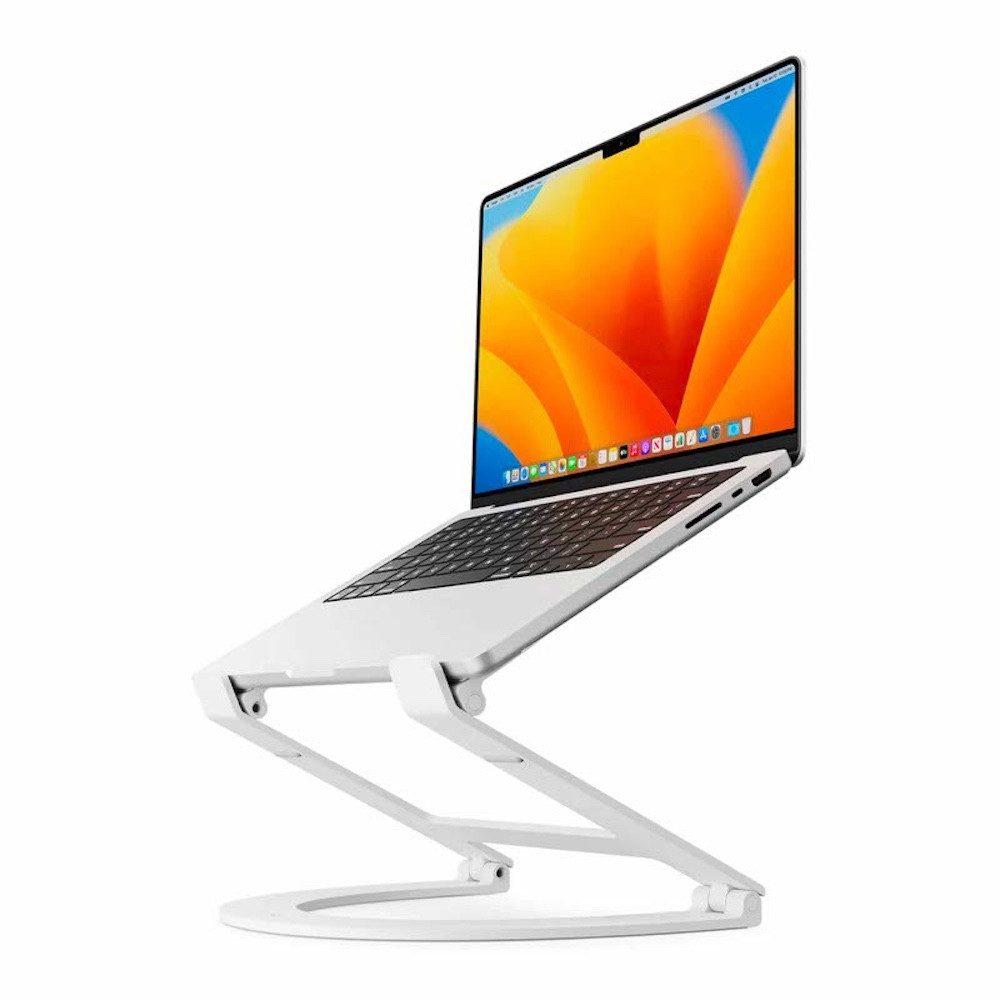 Twelve South Monitor-Halterung Curve Flex Ständer MacBook, (Aluminium Weiß)