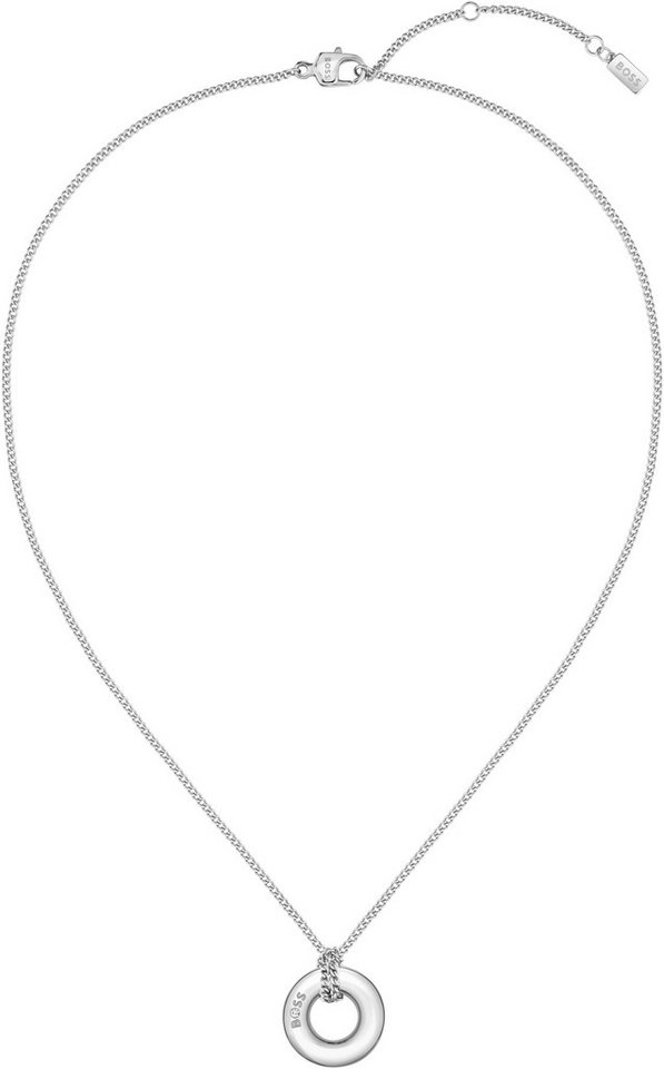 BOSS Kette mit Anhänger LIVE, Kreis, 15... BOSS Kette mit Anhänger LIVE, Kreis, 15...