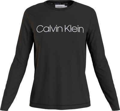 Calvin Klein Langarmshirt »CORE LOGO LONG SLEEVE T-SHIRT« mit Clavin Klein Logo-Schriftzug