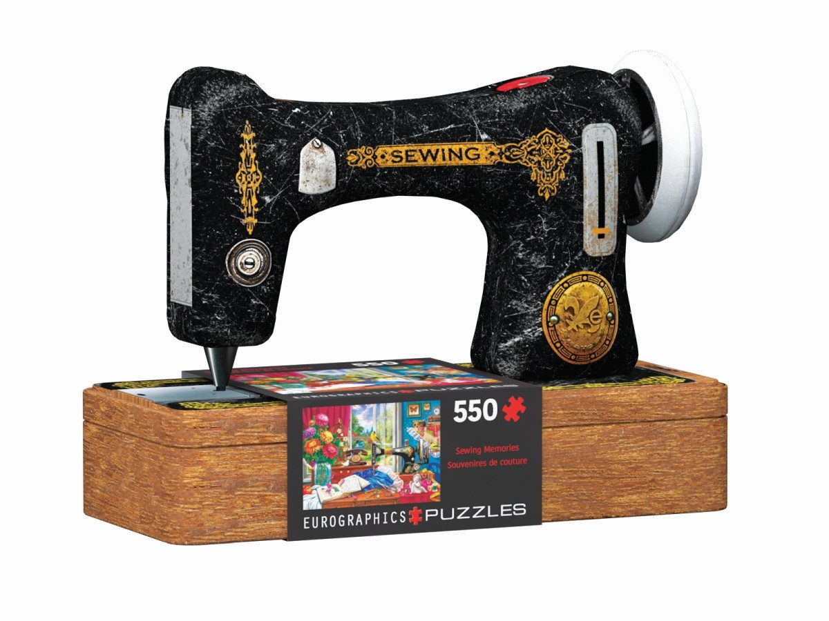 EUROGRAPHICS Puzzle Eurographics 8551-5861 - Sewing Nähmaschine, Puzzle, 550 Teile in B..., Puzzleteile