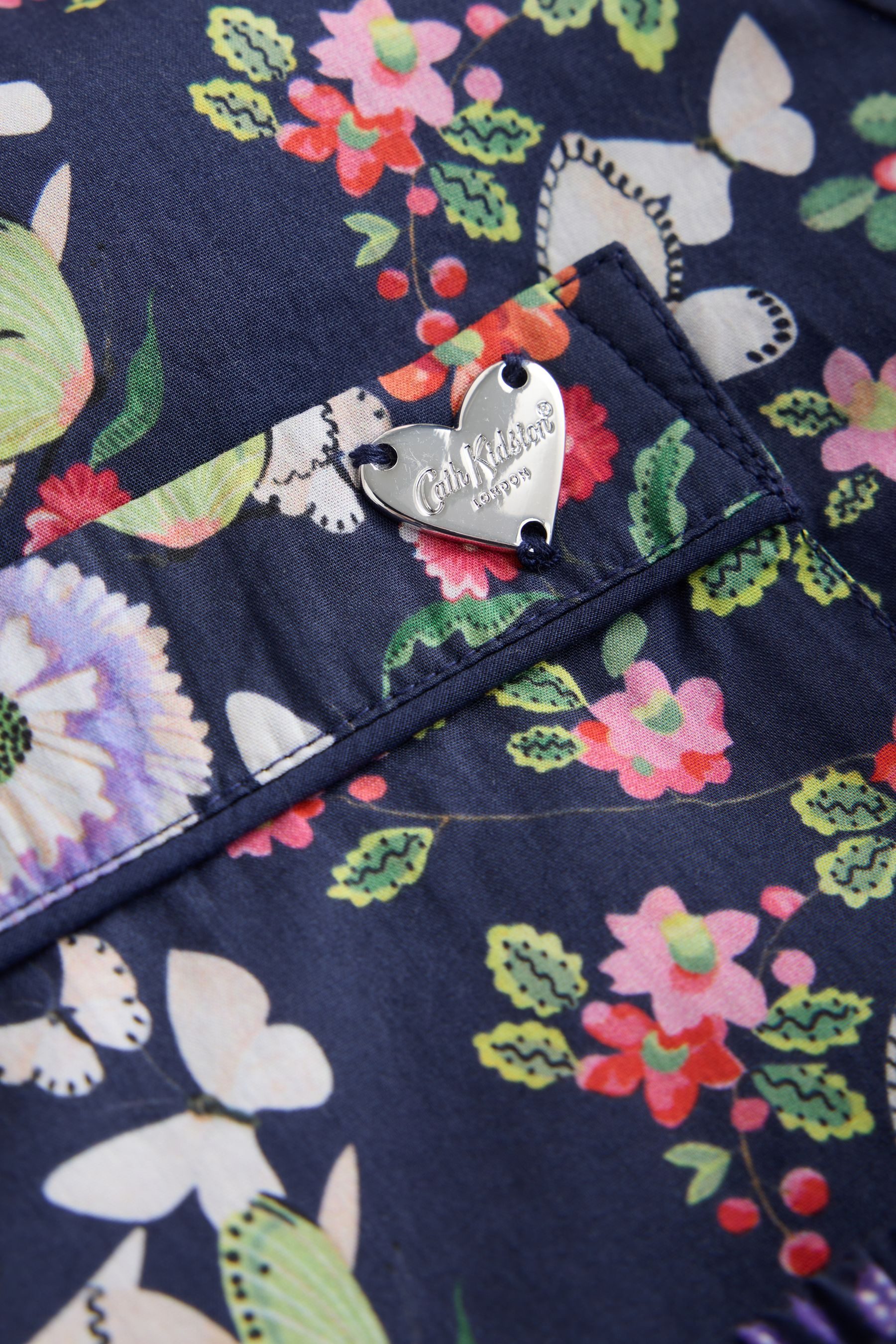 Cath Kidston Pyjama Cath Kidston Schlafanzug mit Knopfleiste und Print (2 tlg)