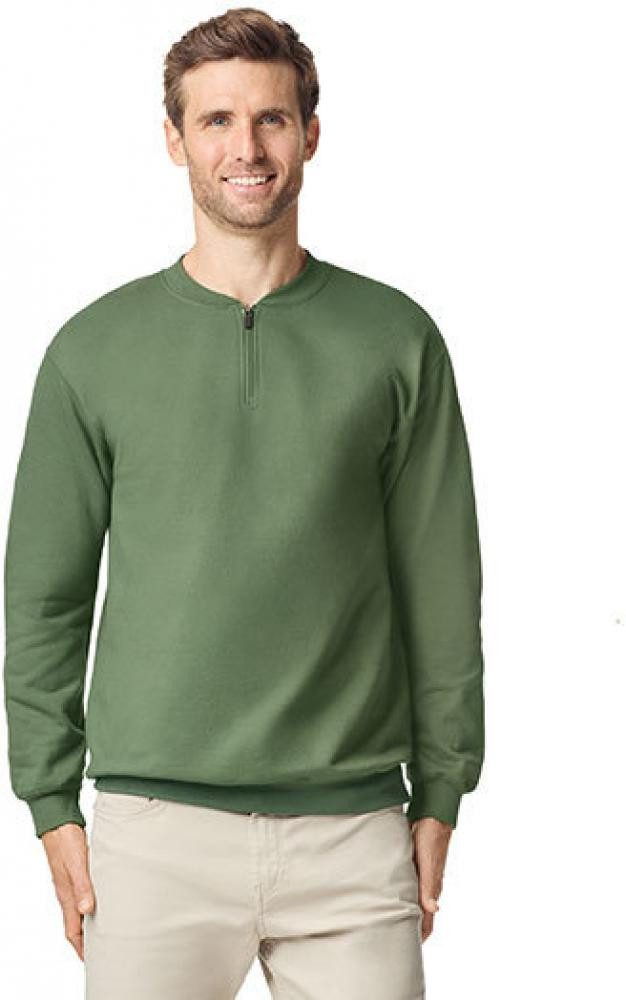Gildan Sweatshirt Softstyle® Midweight Adult Fleece 1/4 Zip Sweatshirt Damen