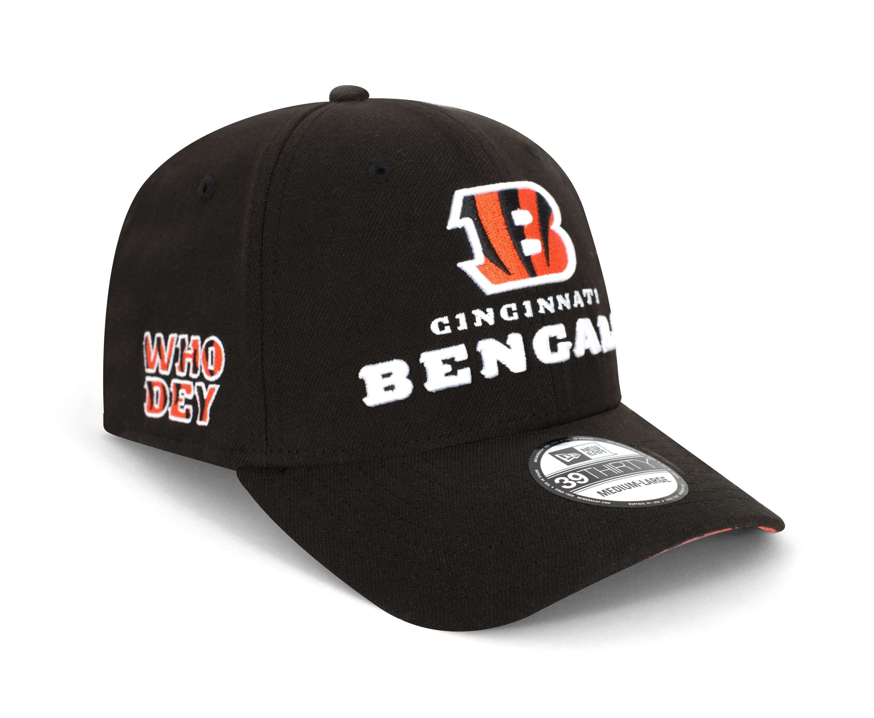 New Era Flex Cap NFL Cincinnati Bengals Side Hit 39Thirty