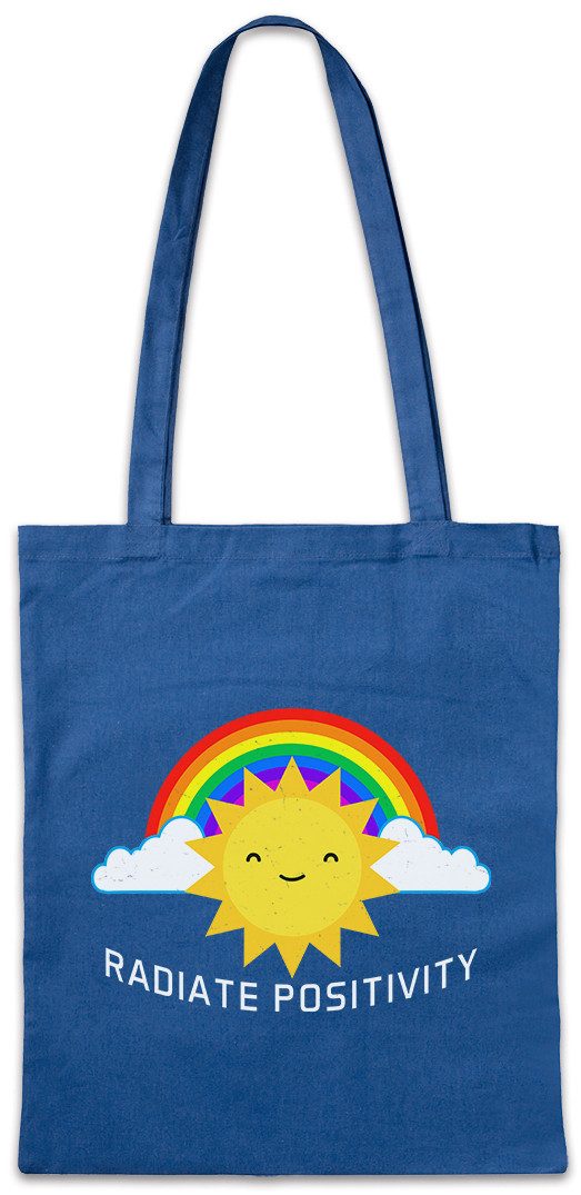 Urban Backwoods Beuteltasche Radiate Positivity Stofftasche Lesbian Gay Homosexual Lesbigay Queer (1-tlg), Homophil Fun Transgender