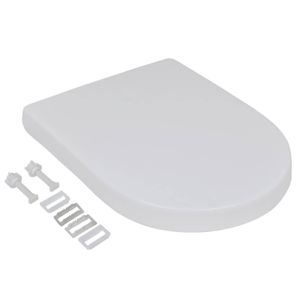 vidaXL WC-Sitz Toilettensitze mit Absenkautomatik 2 günstig online kaufen