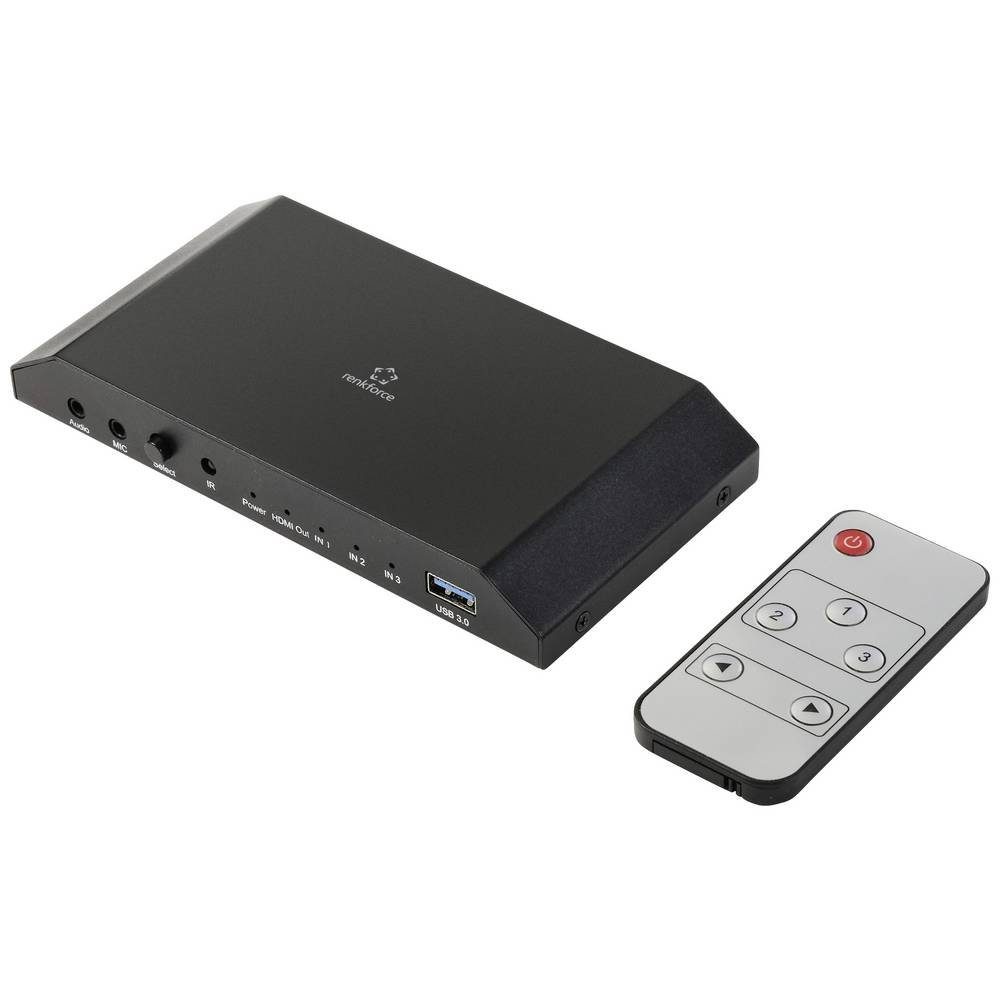 3 Port Video Capture System USB Gameplay-Aufnahmegerät