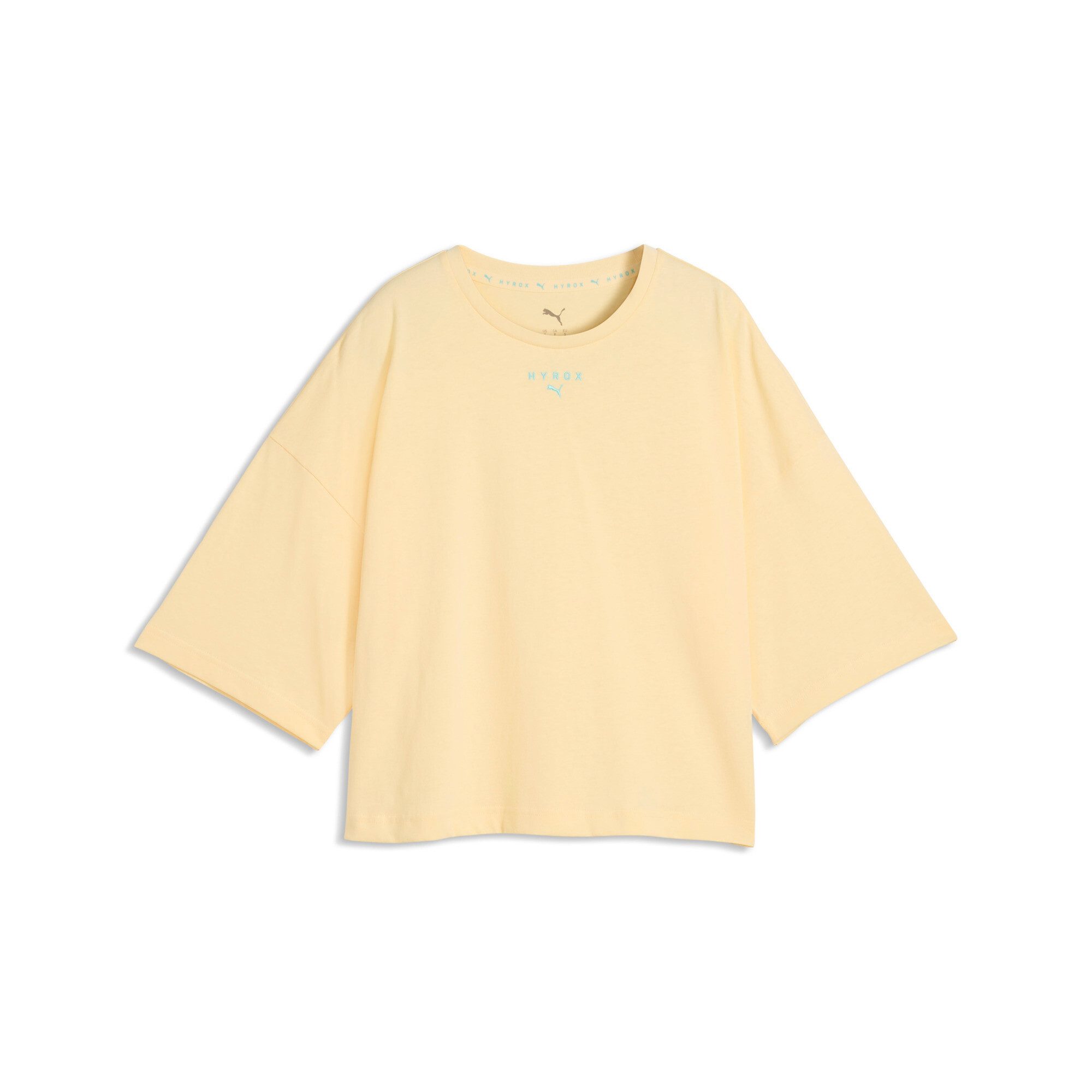PUMA Trainingsshirt W X HYROX CROPPED LIFESTYLE TEE Regular Fit, Kurzarm, für sportliche Aktivitäten