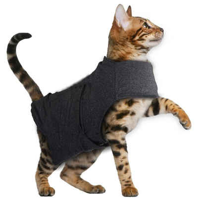 PETGARD Hundekostüm Beruhigungsweste Hundemantel, Anti-Angst Jacke für Katzen bis 4 kg / 22 - 33 cm