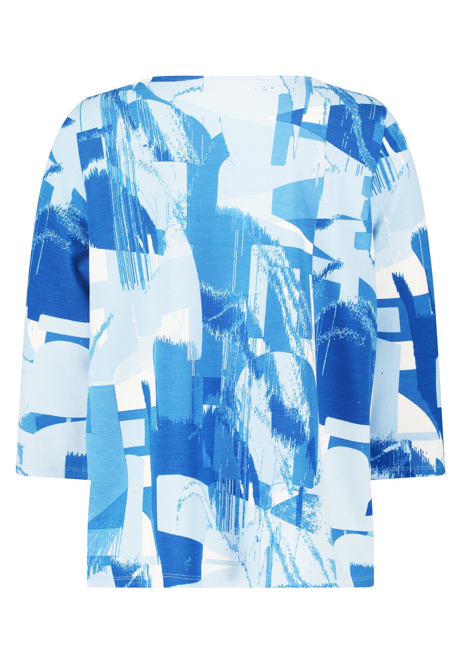 Blue-Light (1-tlg) Rippenstruktur Betty Barclay mit Material Sweatshirt Blue