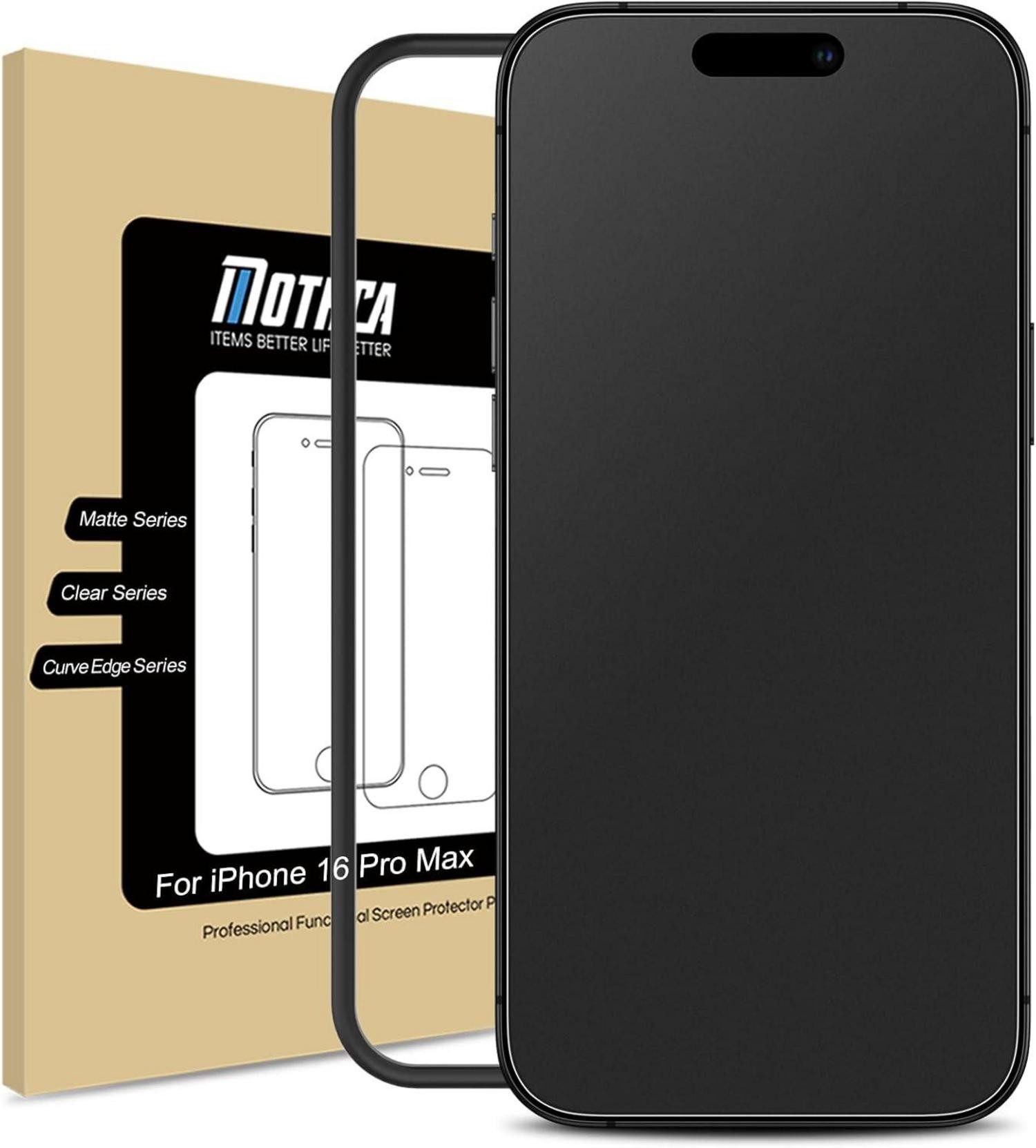 Displayschutzfolie Schutzfolie iPhone 16 Pro Max 6,9 Zoll 9H Matt Blendschutz