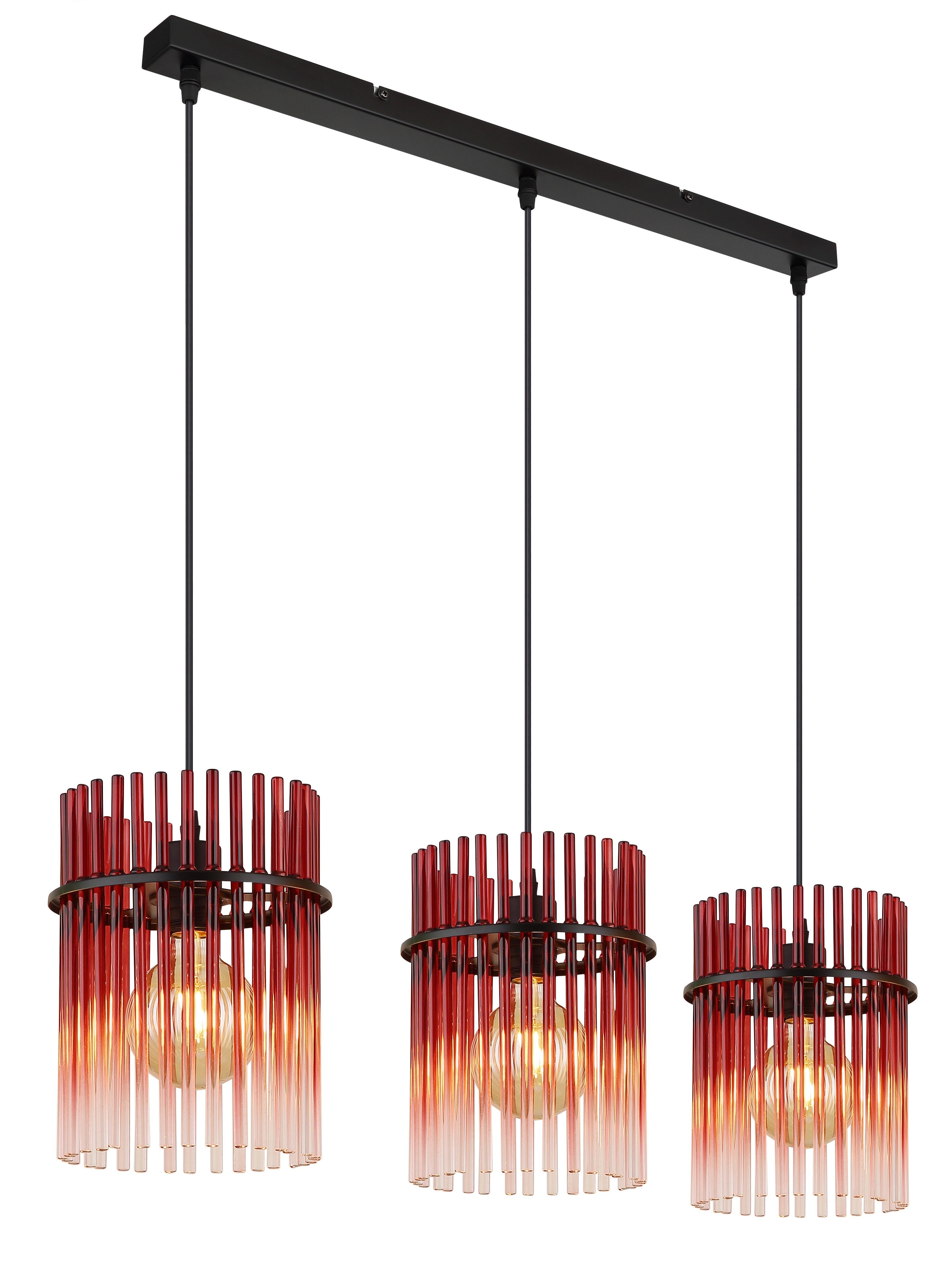 GLOBO LIGHTING Hängeleuchte GORLEY, ohne Leuchtmittel, Hängelampe/Pendelleuchte/Esszimmer/Wohnzimmer/Esstisch