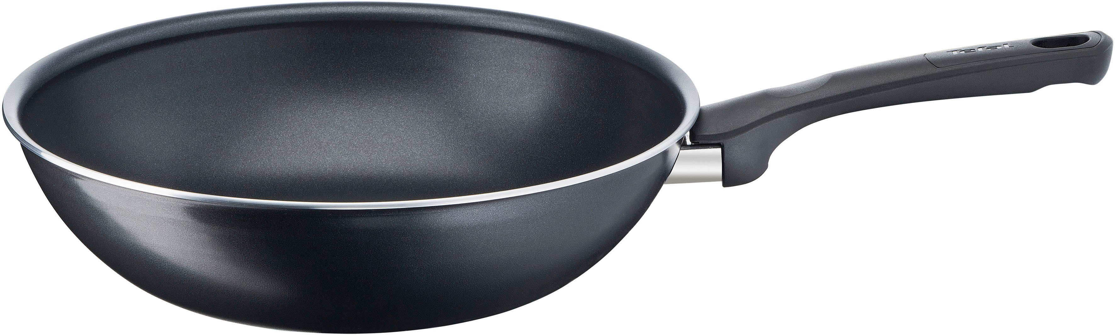 Tefal Wok Day by Day, Aluminium, Antihaftversiegelung, Thermo-Spot Temperaturanzeiger, 28 cm