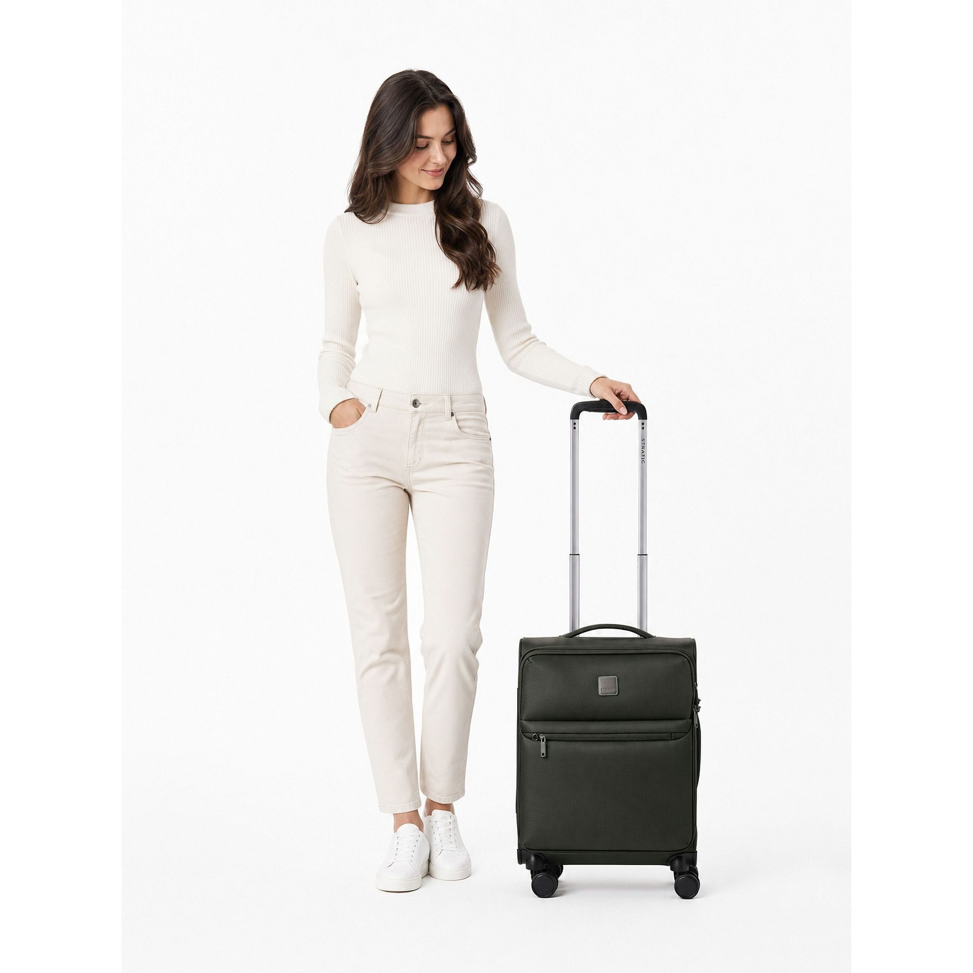 Stratic Handgepäck-Trolley Stratic Lite, 4 Rollen, Polyester