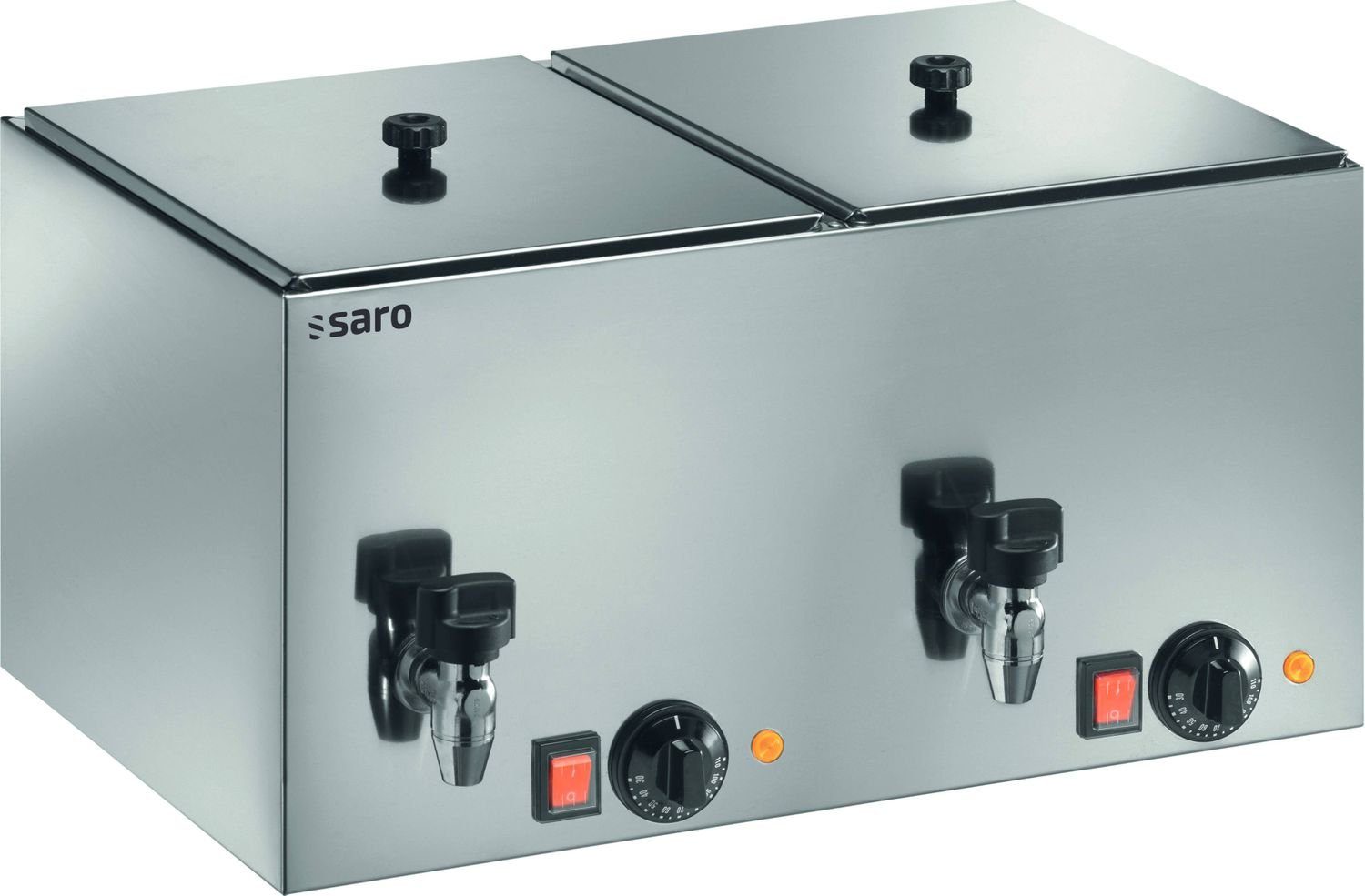 Saro Hotdog-Maker Hot Dog Maker, Wurstwärmer, Hot Dog Steamer - HD 200, Edelstahl