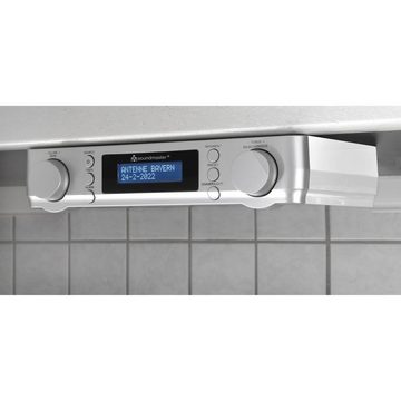 Soundmaster UR2022SI Küchenradio Unterbauradio DAB+ UKW-RDS Timer Wecker LED Küchen-Radio (DAB+, UKW/FM, RDS-Radio, 2 W, Unterbauradio, DAB+, LED Beleuchtung, Wecker, Timer)