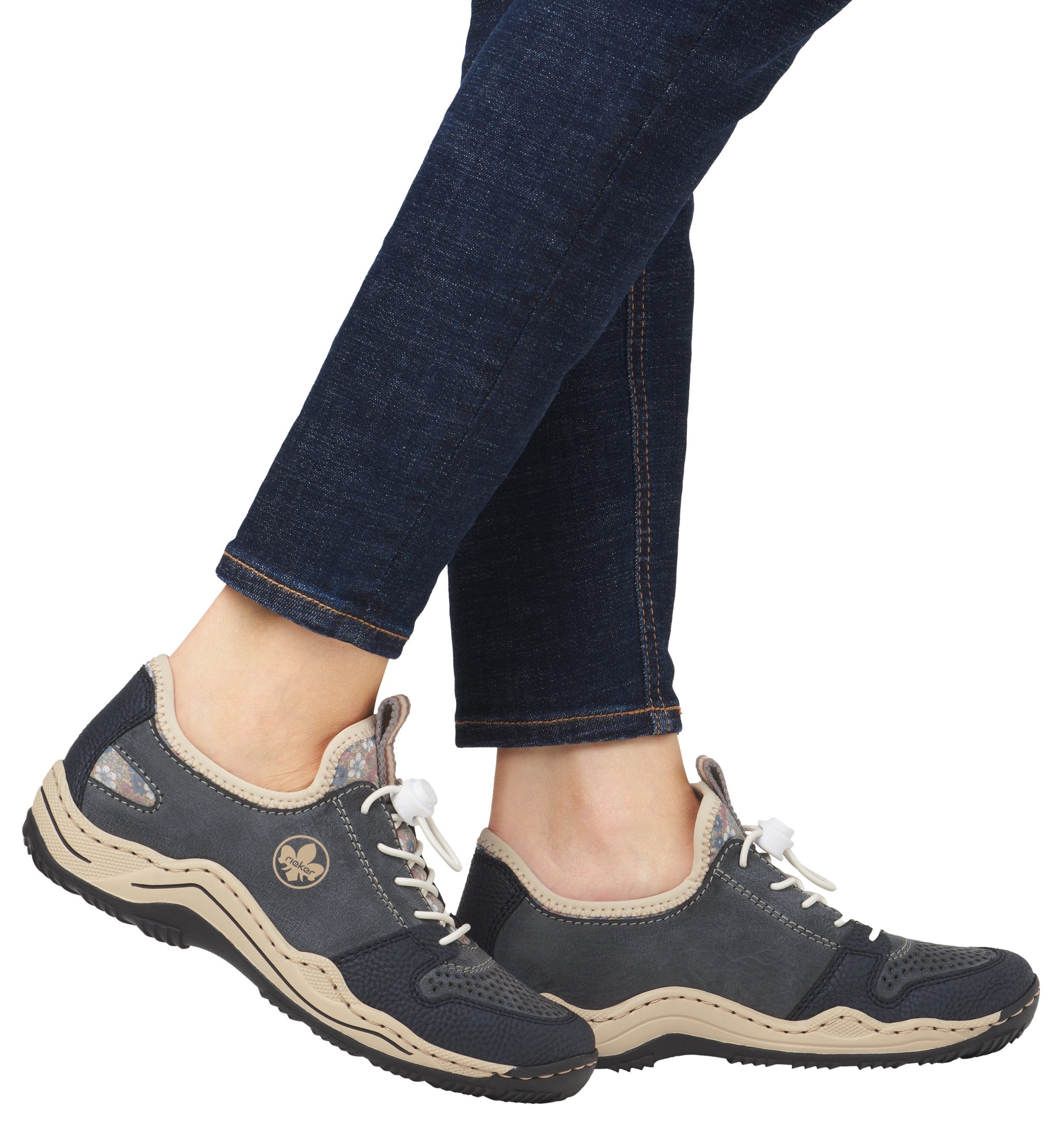 Rieker Schnürschuh mit elastischem Gummizug günstig online kaufen