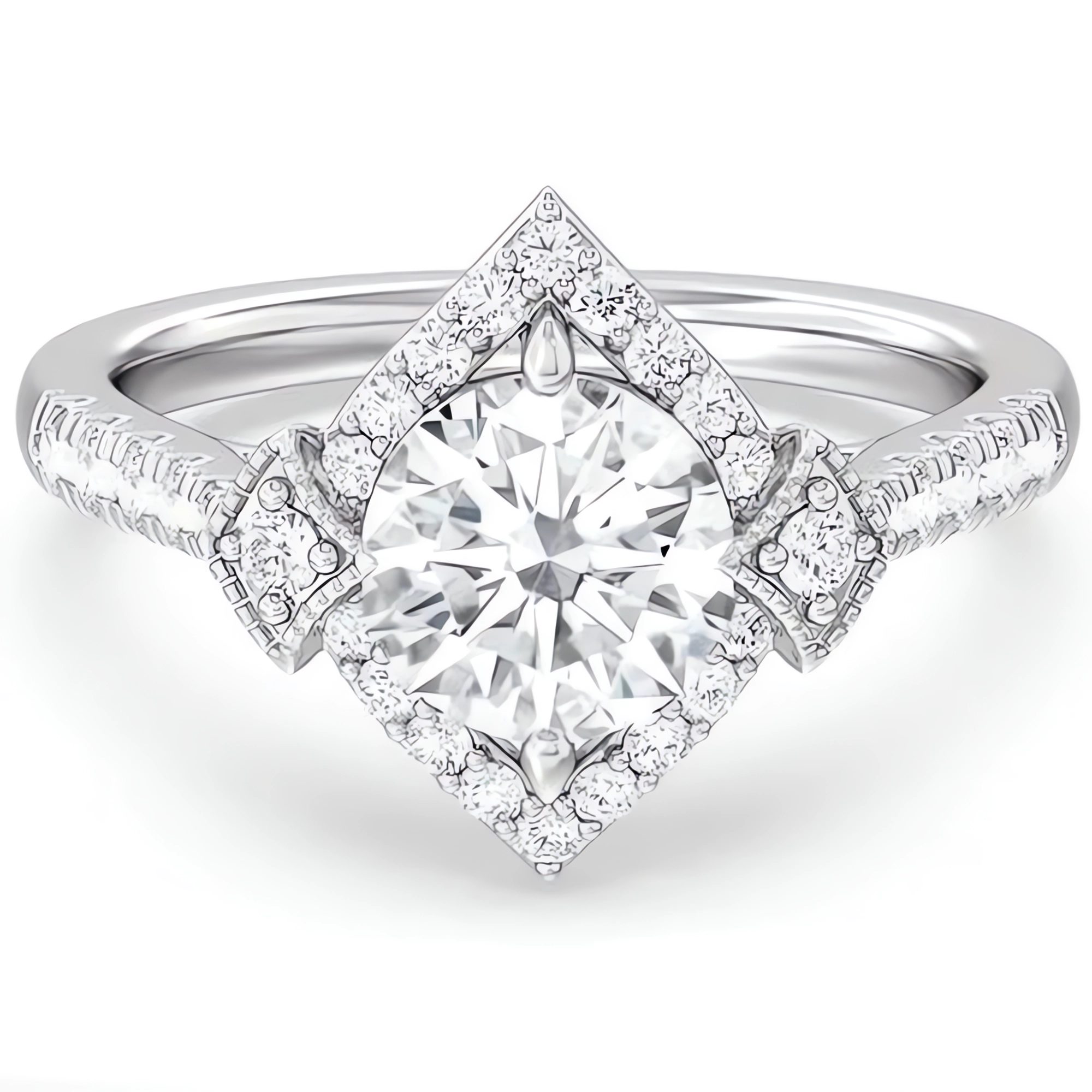 Jumpeak Diamantring Labordiamant 1.5 karat, 14K, Eheringe, Geschenk für Frau, Diamantring, Verlobungsringe Frau, Ring Gold Damen 585 Echtgold, Damen Ring, E VS1