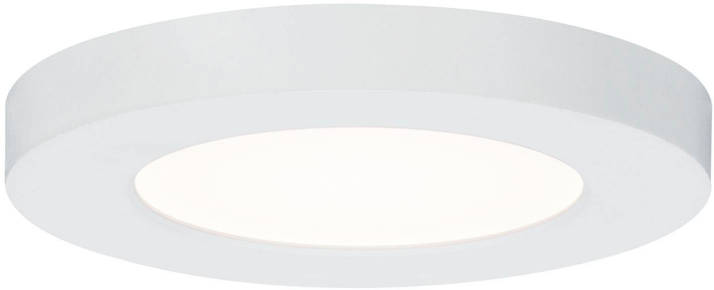 Paulmann LED Einbaustrahler LED rund rund LED 6W Warmweiß, 3.000K matt Einbaupanel Cover-it integriert, 116mm Einbaupanel Cover-it LED 3.000K 6W fest 116mm Weiß matt, Weiß