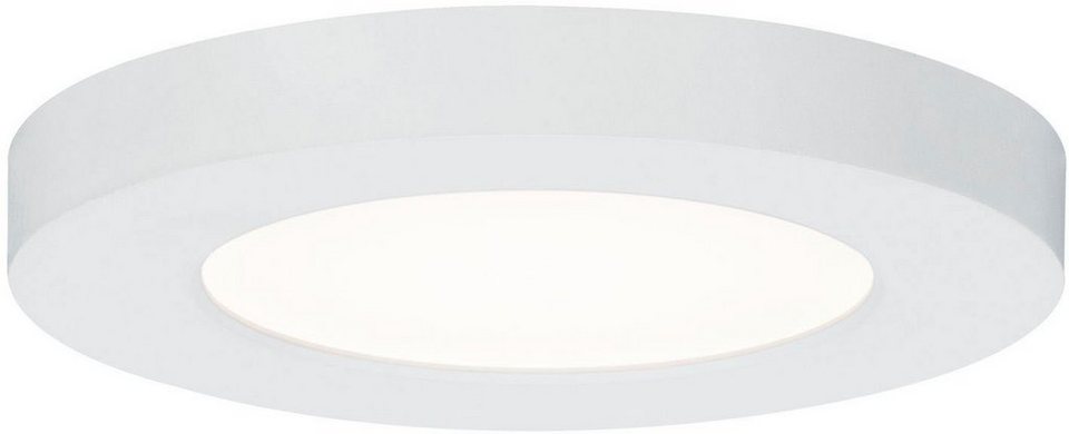 Paulmann LED Einbaustrahler LED Einbaupanel Cover-it rund 116mm 6W 3.000K  Weiß matt, LED fest integriert, Warmweiß, LED Einbaupanel Cover-it rund  116mm 6W 3.000K Weiß matt, Gleichmäßiges Raumlicht auf Basis modernster LED -Technik