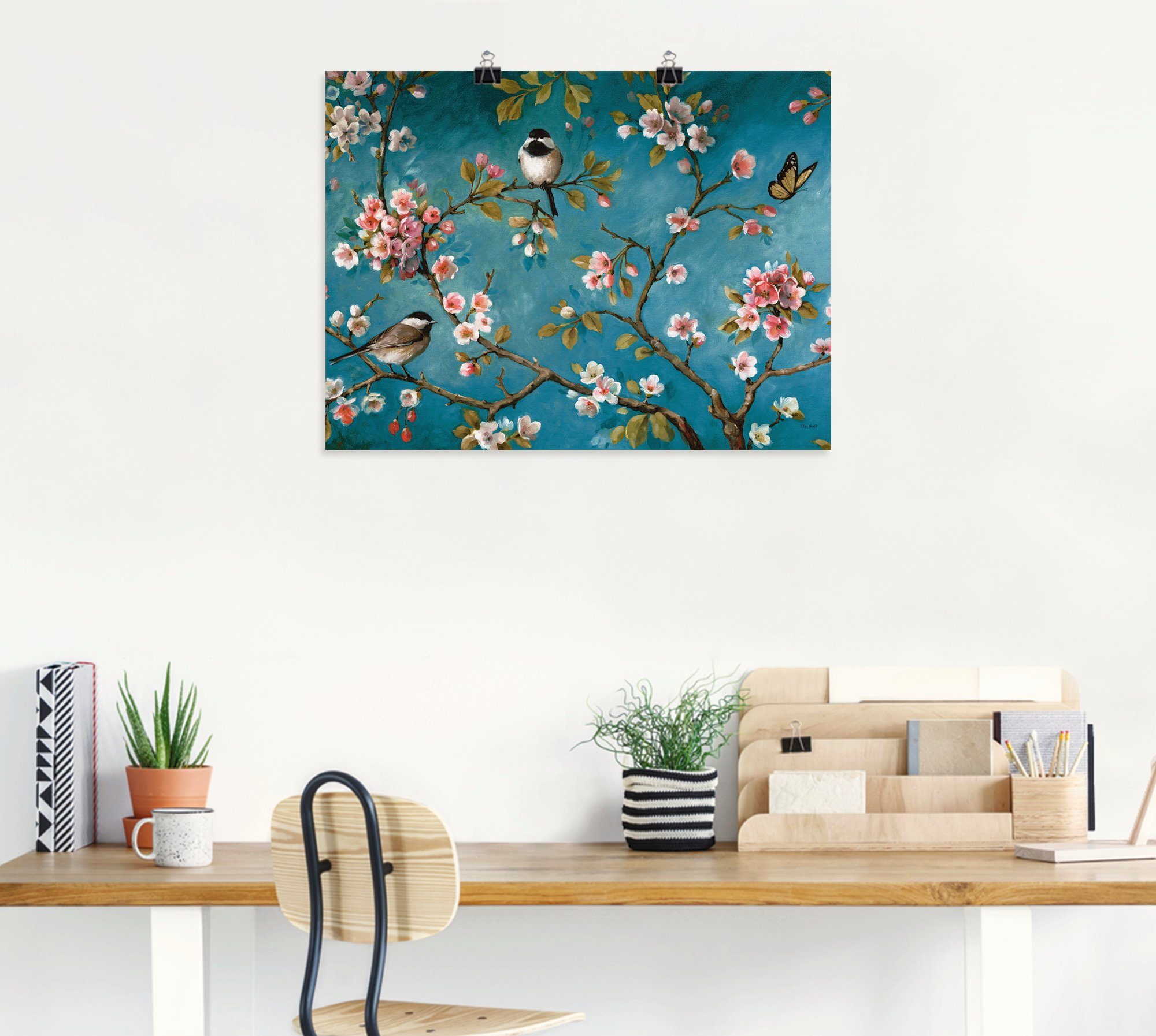 Größen I, Wandaufkleber Blüte in als (1 Leinwandbild, Wandbild Artland St), versch. oder Poster Blumen